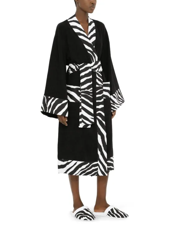 Dolce&amp;Gabbana   Zebra bathrobe 