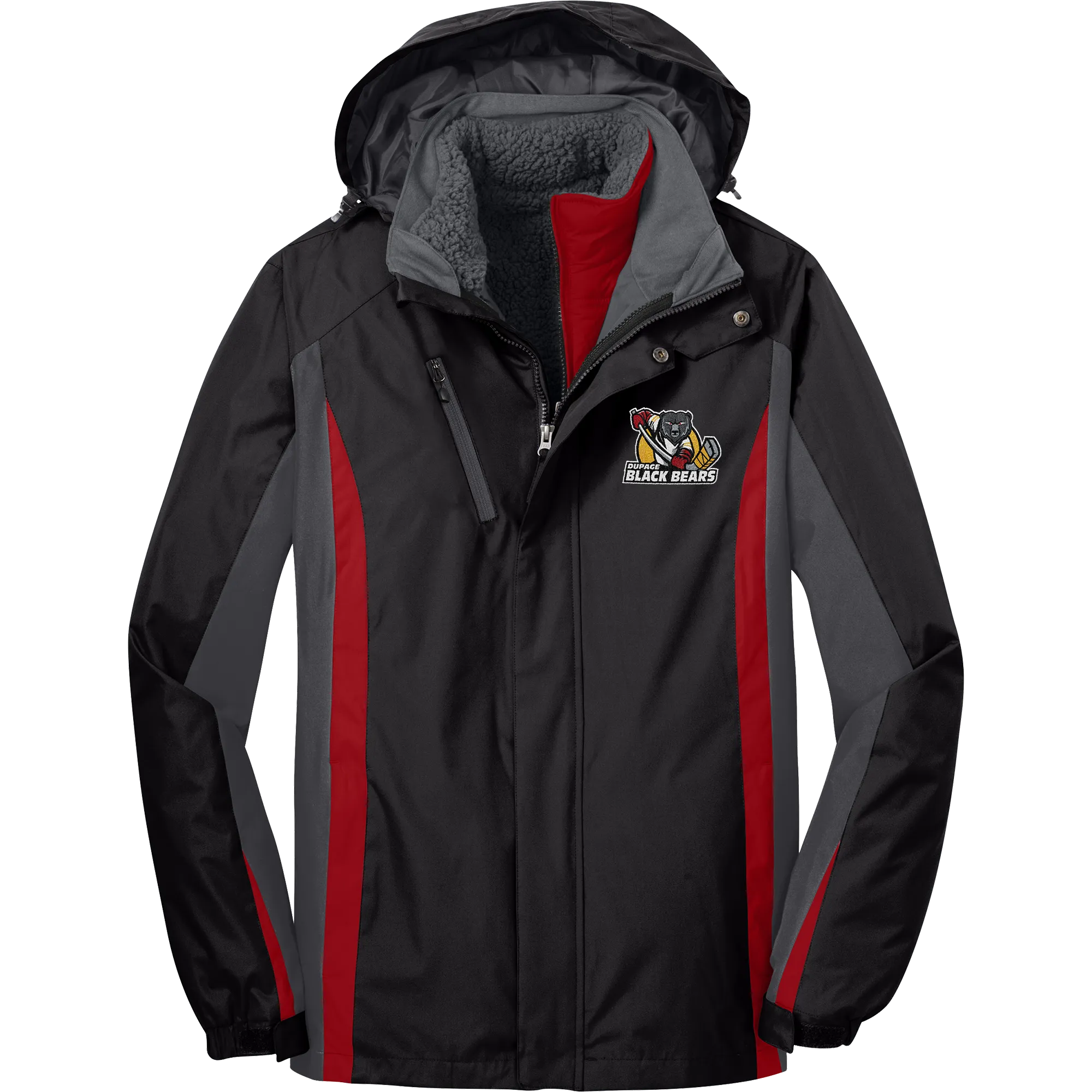 Dupage Black Bears Colorblock 3-in-1 Jacket