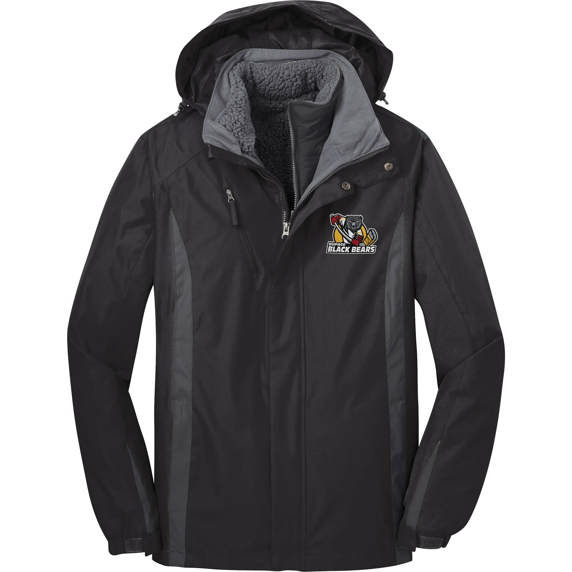 Dupage Black Bears Colorblock 3-in-1 Jacket