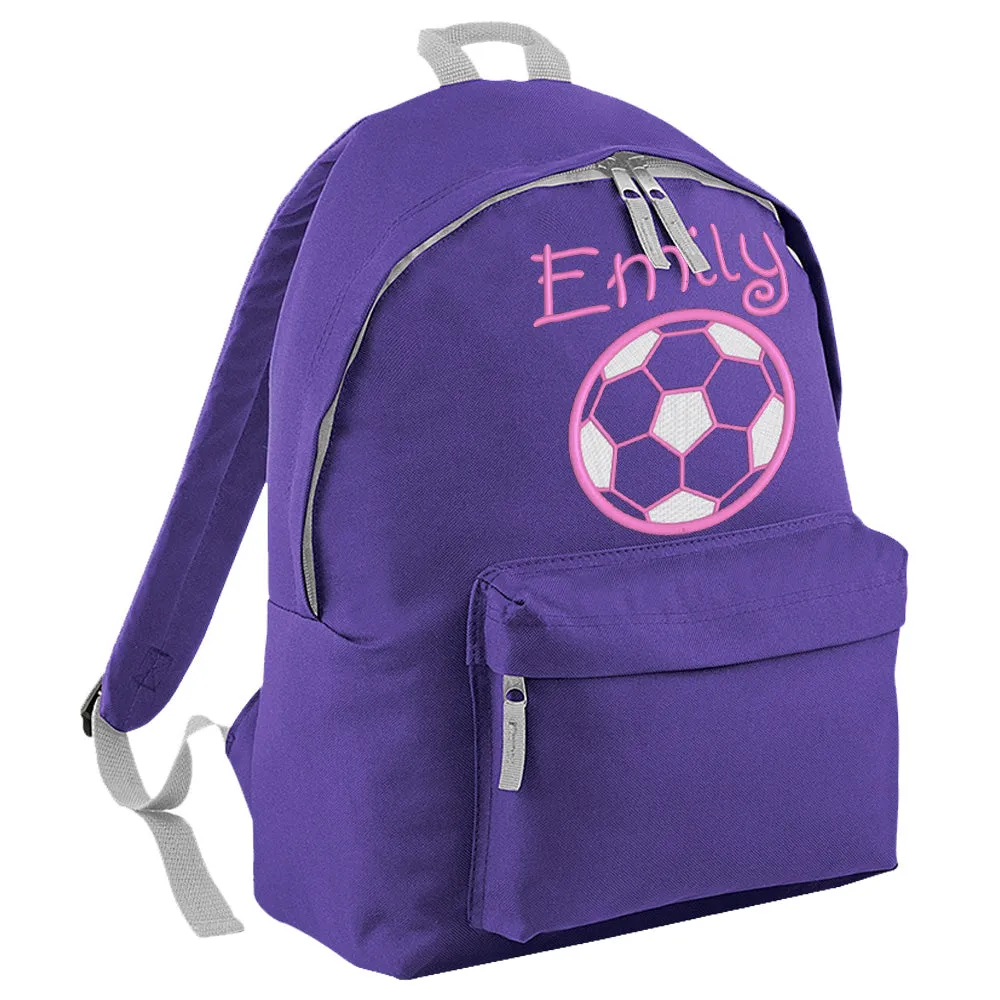 Embroidered Rucksack - Football