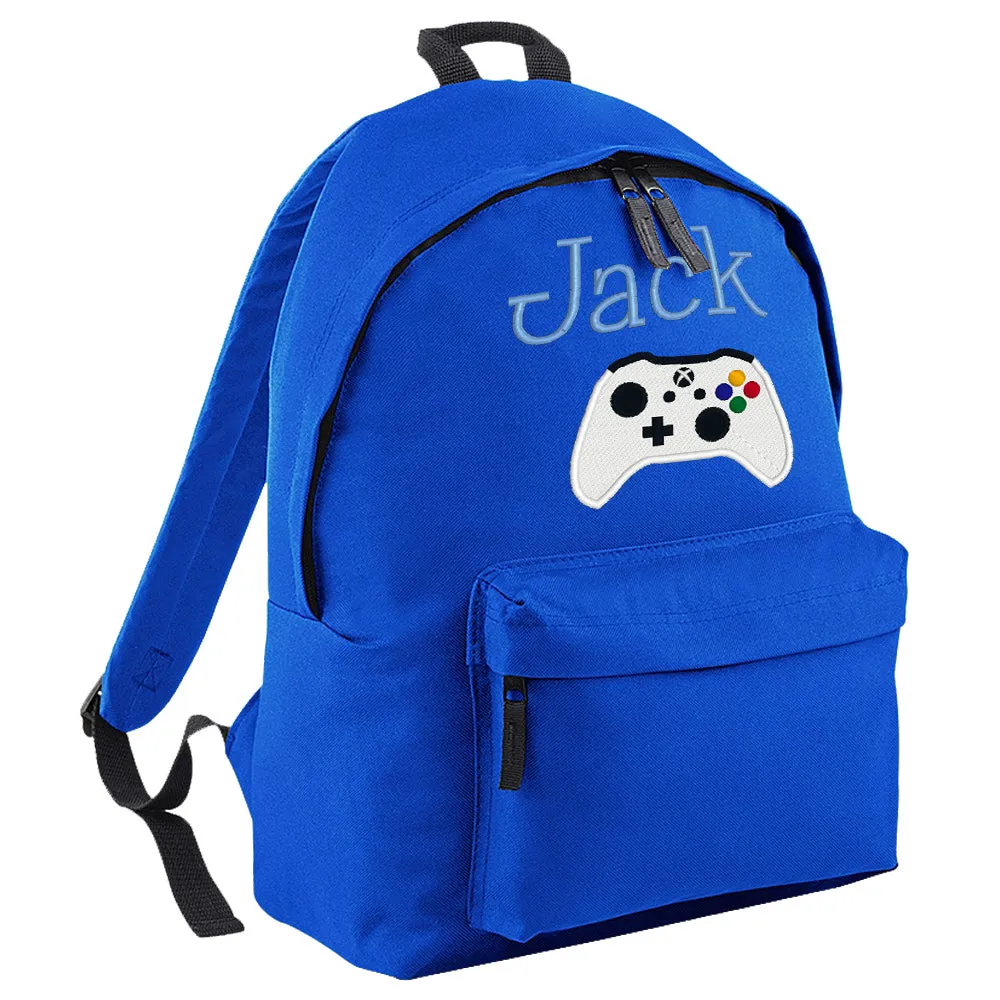 Embroidered Rucksack - Game Controller