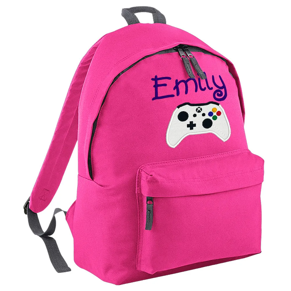 Embroidered Rucksack - Game Controller