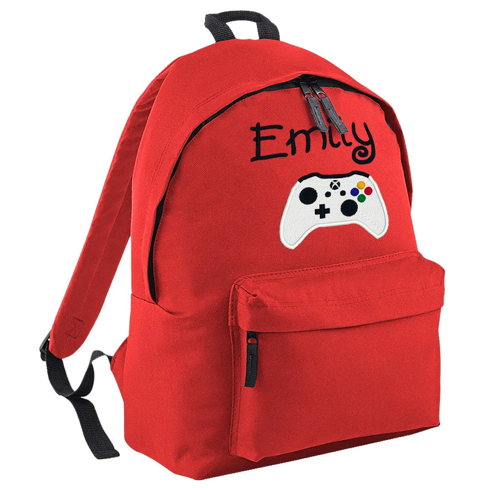 Embroidered Rucksack - Game Controller