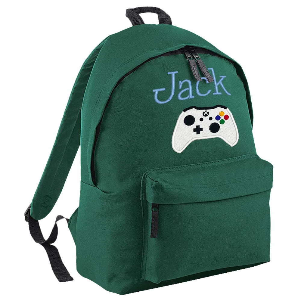 Embroidered Rucksack - Game Controller