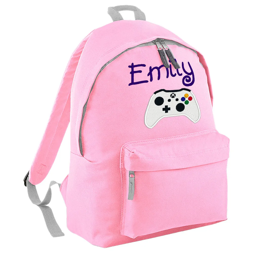 Embroidered Rucksack - Game Controller