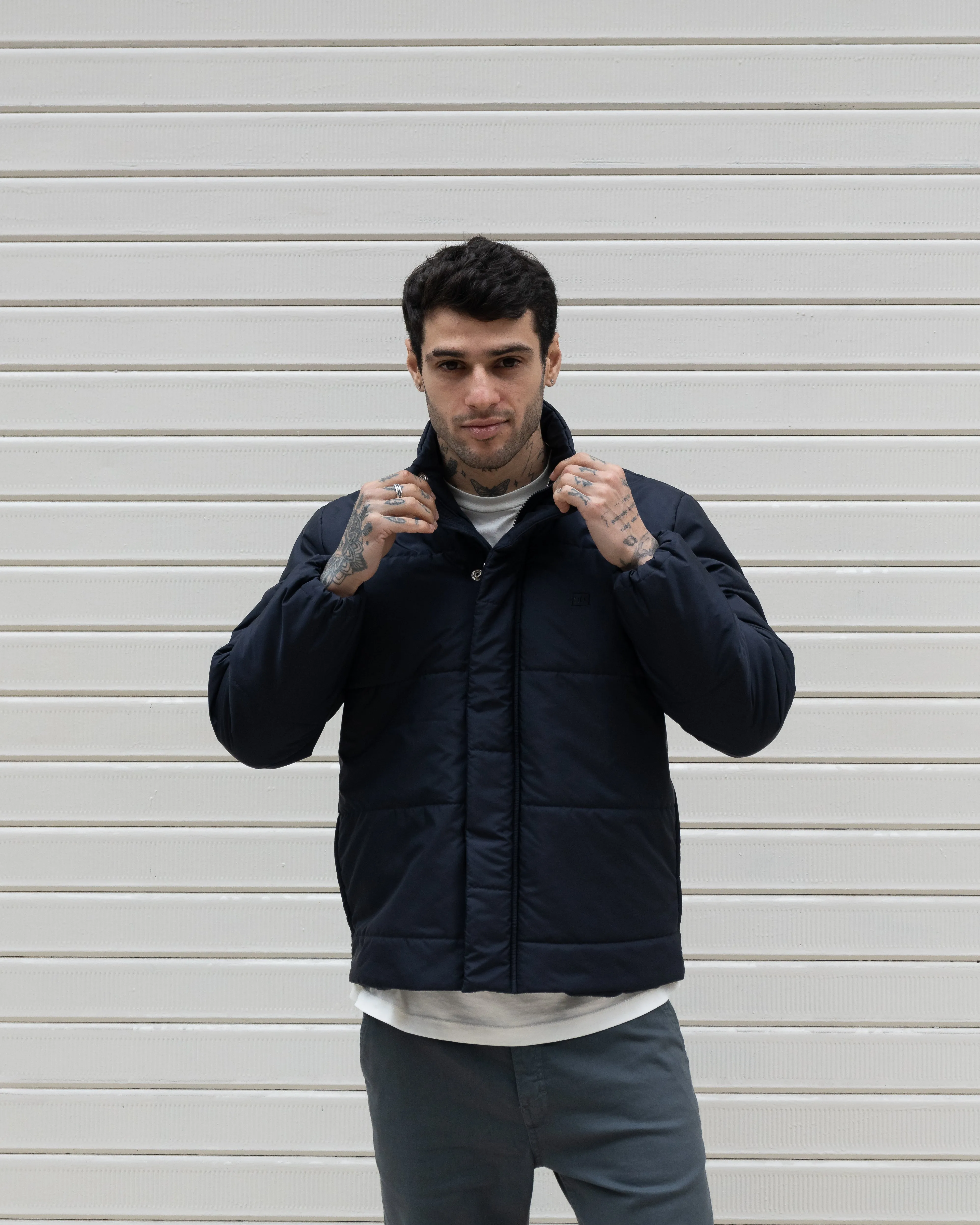 Essential Puffer Jacket - Midnight Blue
