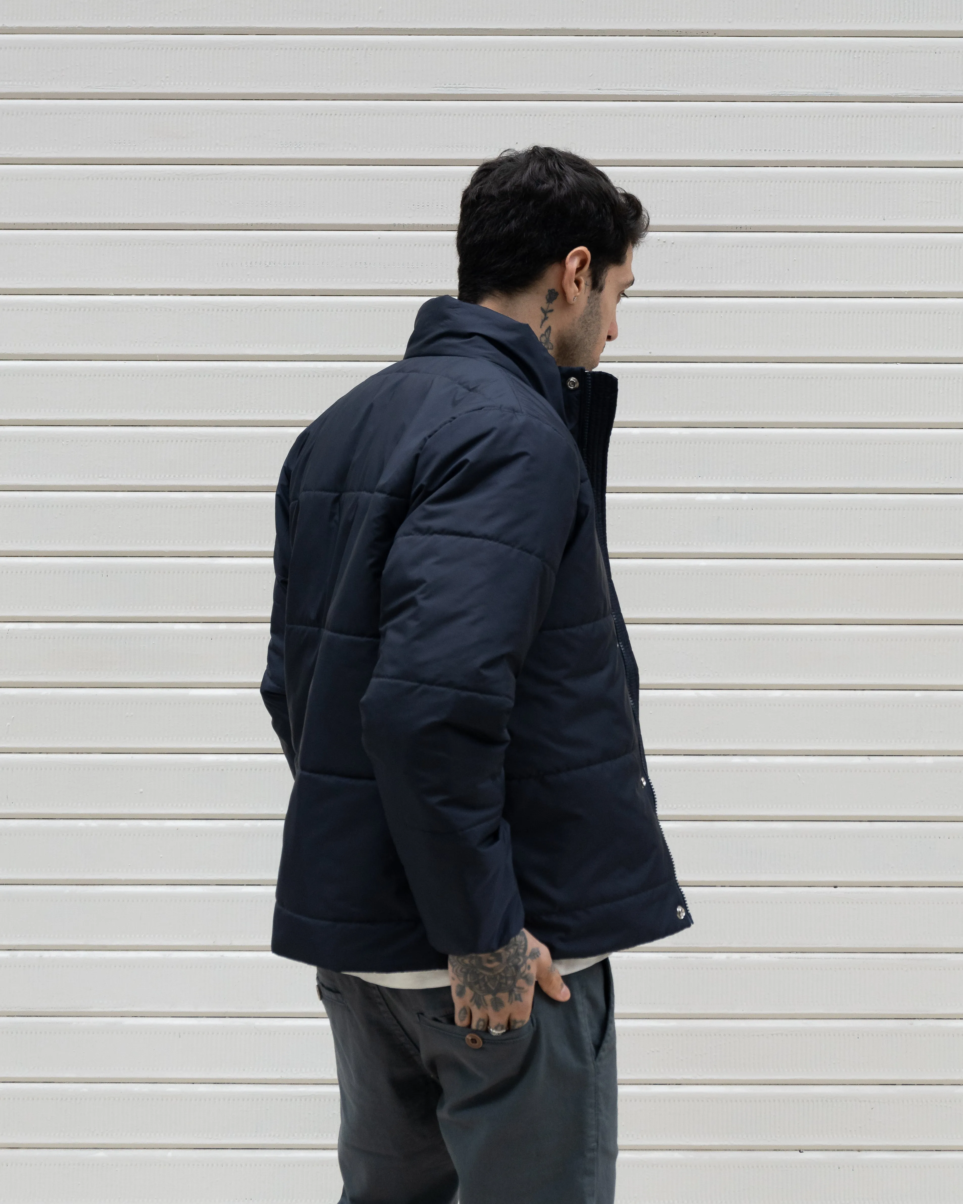 Essential Puffer Jacket - Midnight Blue