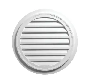 Functional Louver Round with Flat Trim