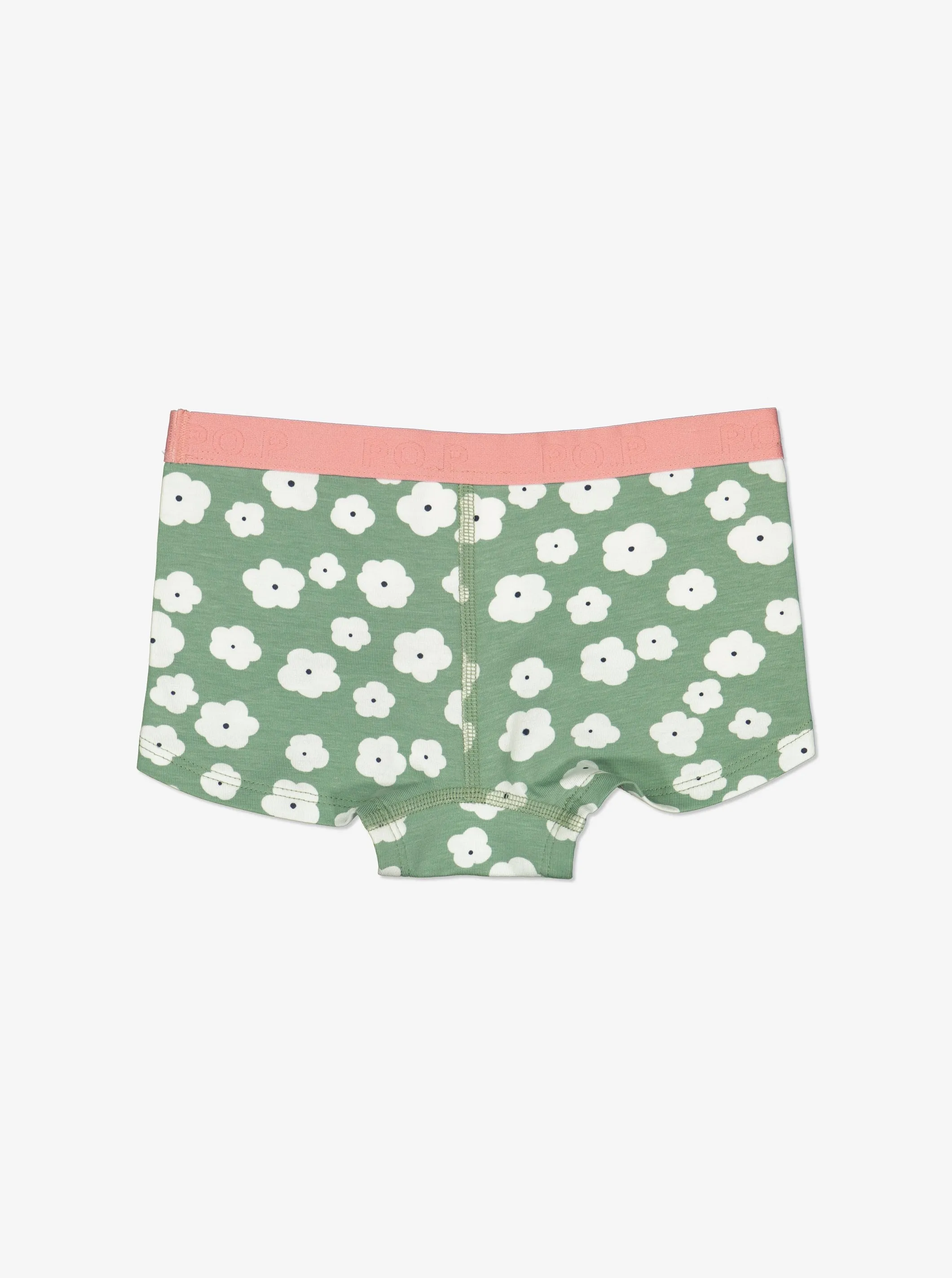 Girls Organic Cotton Boxer Briefs