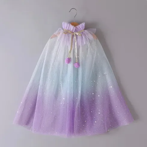 Girl’s Sparkly Tulle Cape