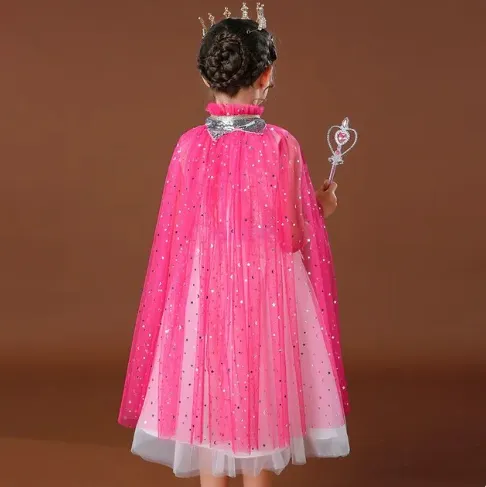 Girl’s Sparkly Tulle Cape