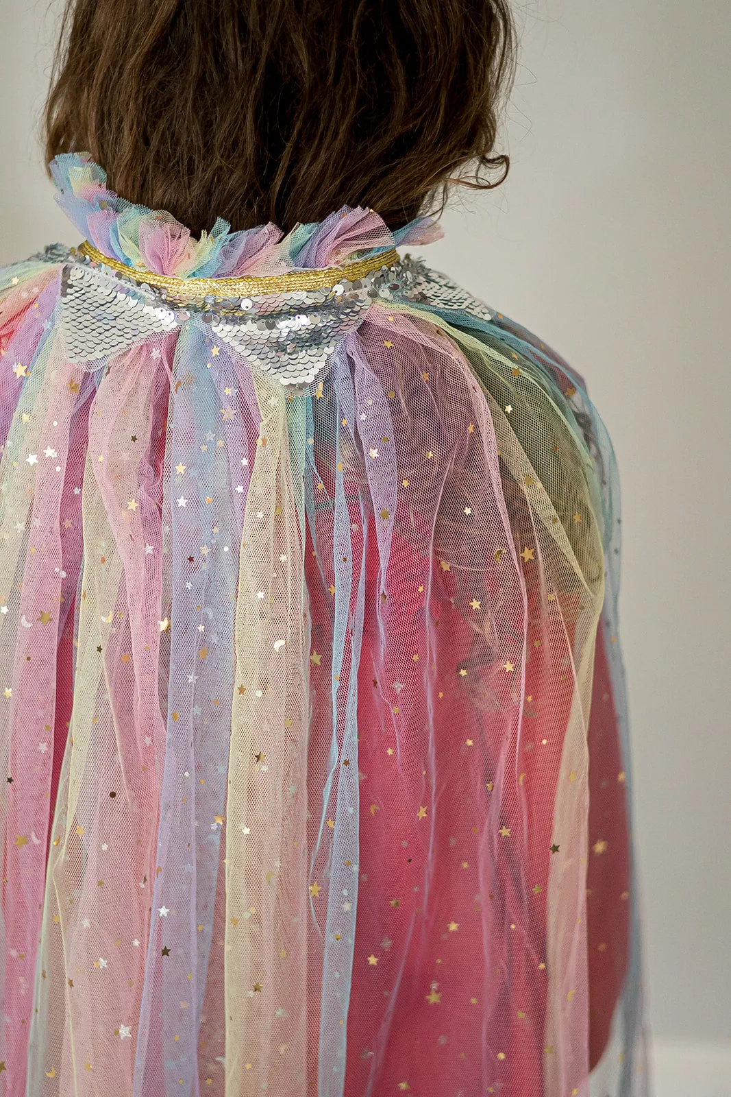 Girl’s Sparkly Tulle Cape
