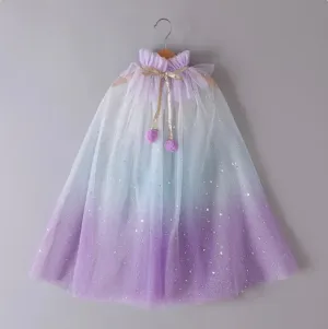 Girl’s Sparkly Tulle Cape