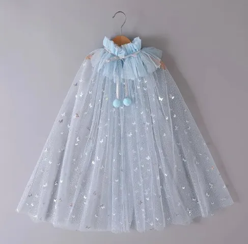 Girl’s Sparkly Tulle Cape