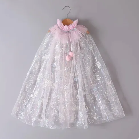Girl’s Sparkly Tulle Cape