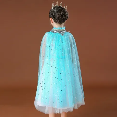 Girl’s Sparkly Tulle Cape