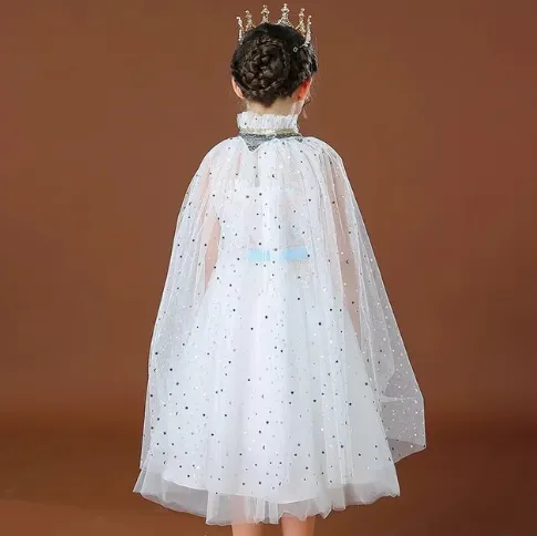 Girl’s Sparkly Tulle Cape
