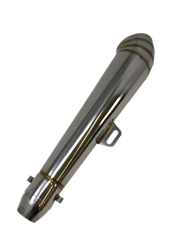 GP Silencer "Type 1 inch Stainless Steel 51mm Handmade 42.5cm Long - Highway Hawk HC65-218