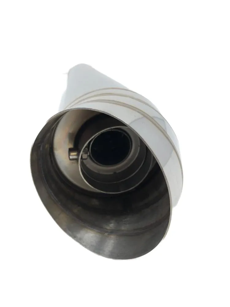 GP Silencer "Type 1 inch Stainless Steel 51mm Handmade 42.5cm Long - Highway Hawk HC65-218