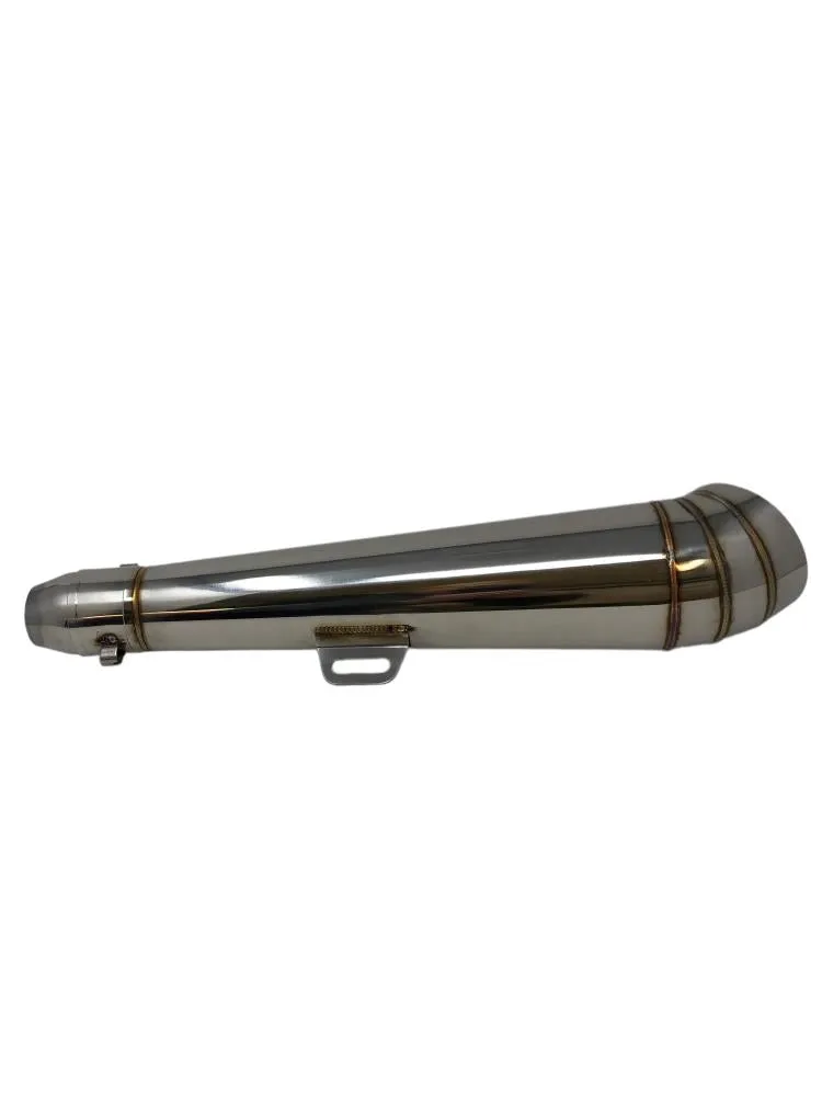GP Silencer "Type 1 inch Stainless Steel 51mm Handmade 42.5cm Long - Highway Hawk HC65-218