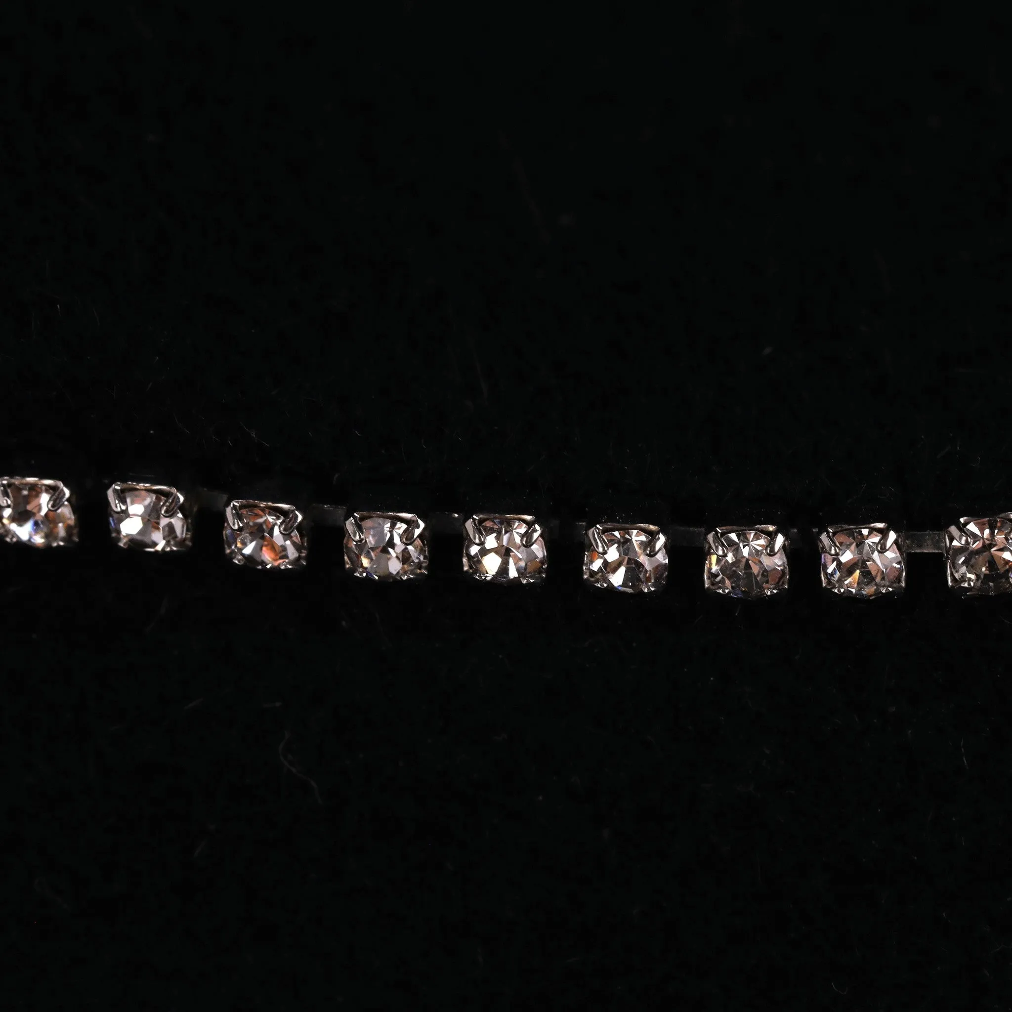 Grevi Crystal Embellished Rabbit Fur Fedora Hat