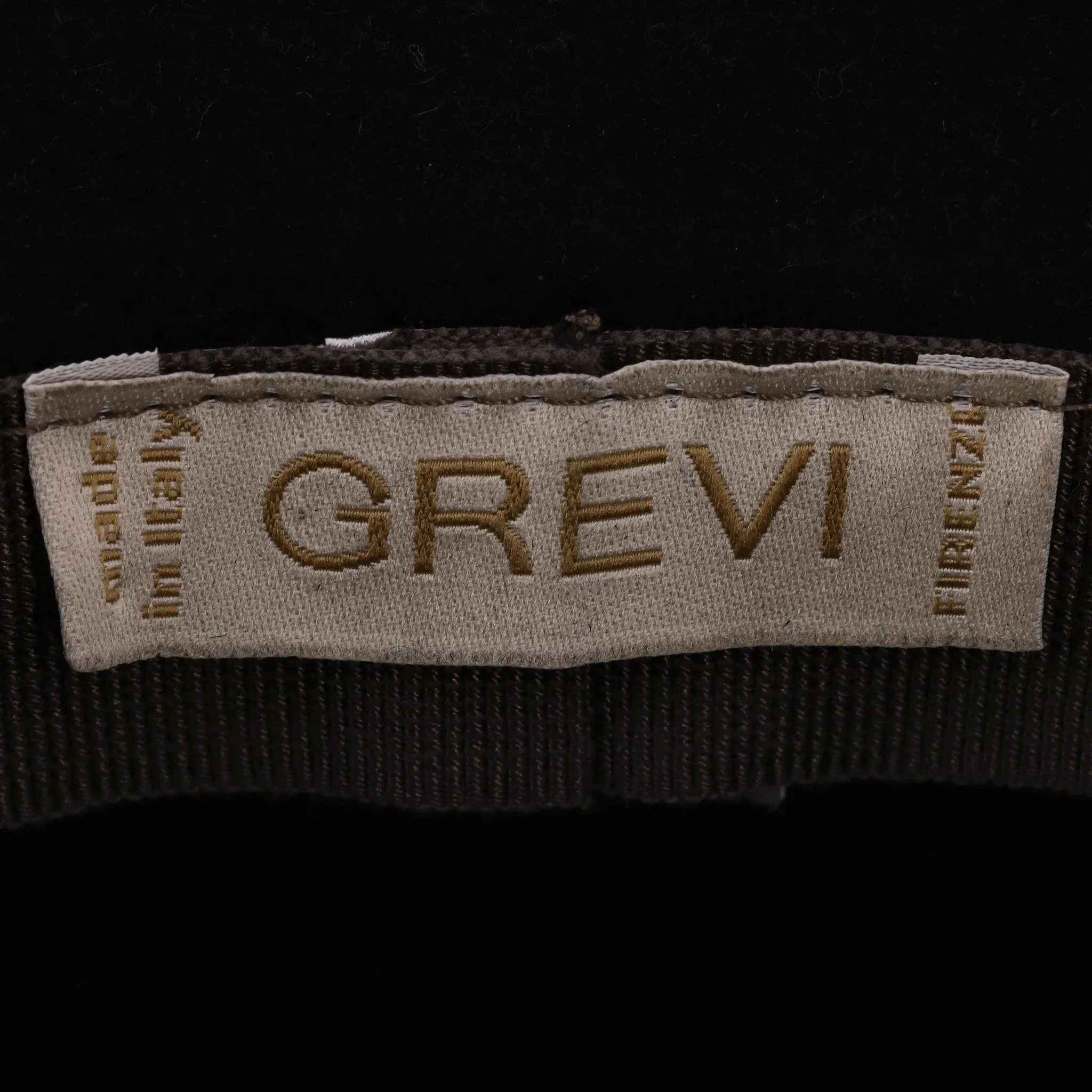 Grevi Crystal Embellished Rabbit Fur Fedora Hat