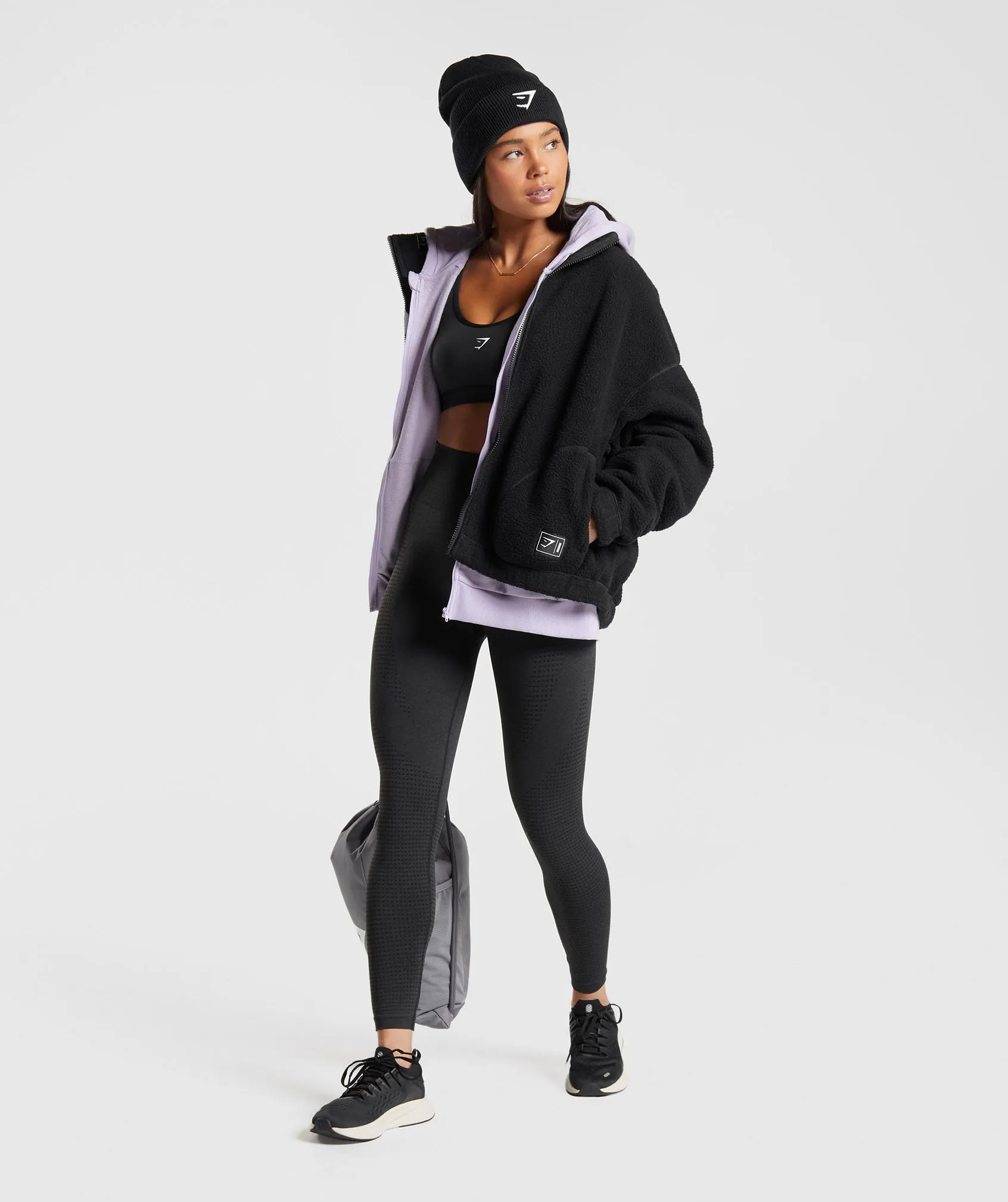 Gymshark Sherpa Jacket - Black