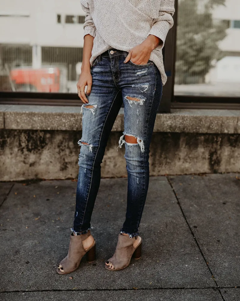 High Waist push up Denim Jeans Women Pants