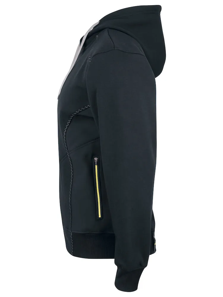 Hooded Jacket With Softshell Sides - 2116