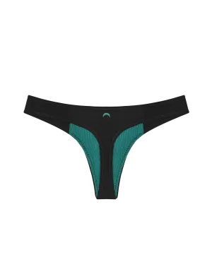 Huha Low Profile Thong Mineral Undies Black