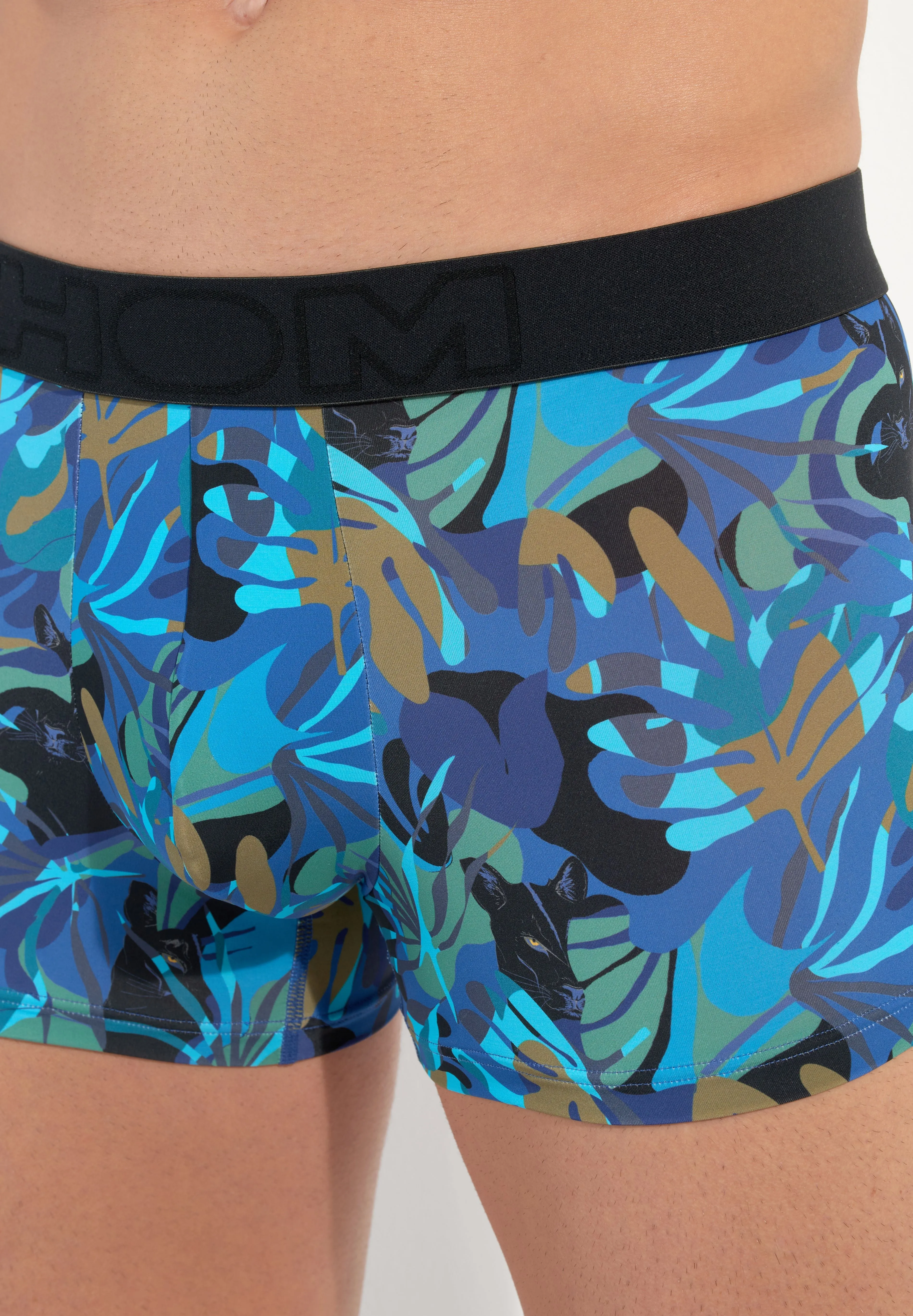 Java Boxer Briefs | Black Prin 402856-P004