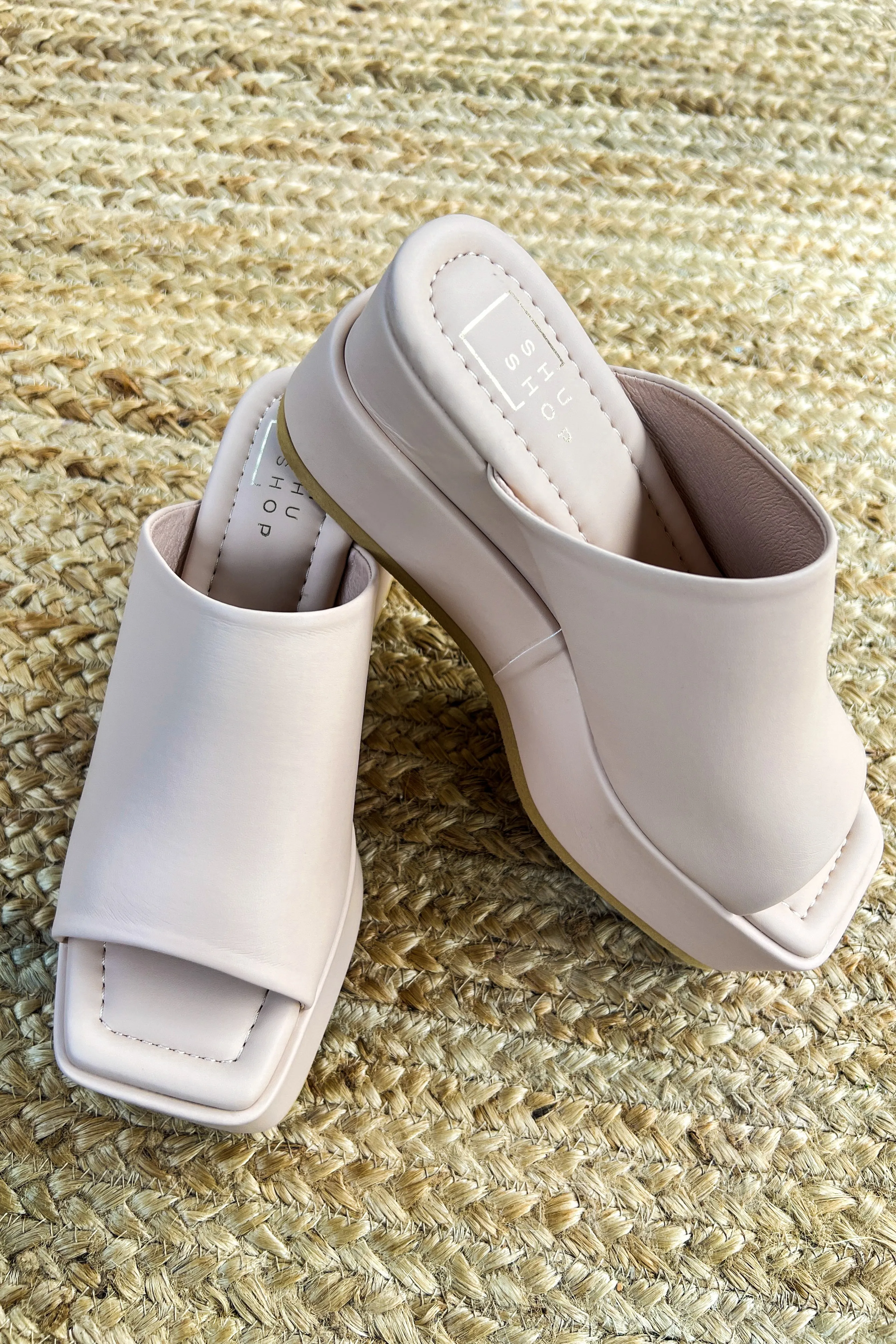 Karlie Nude Platform Wedge