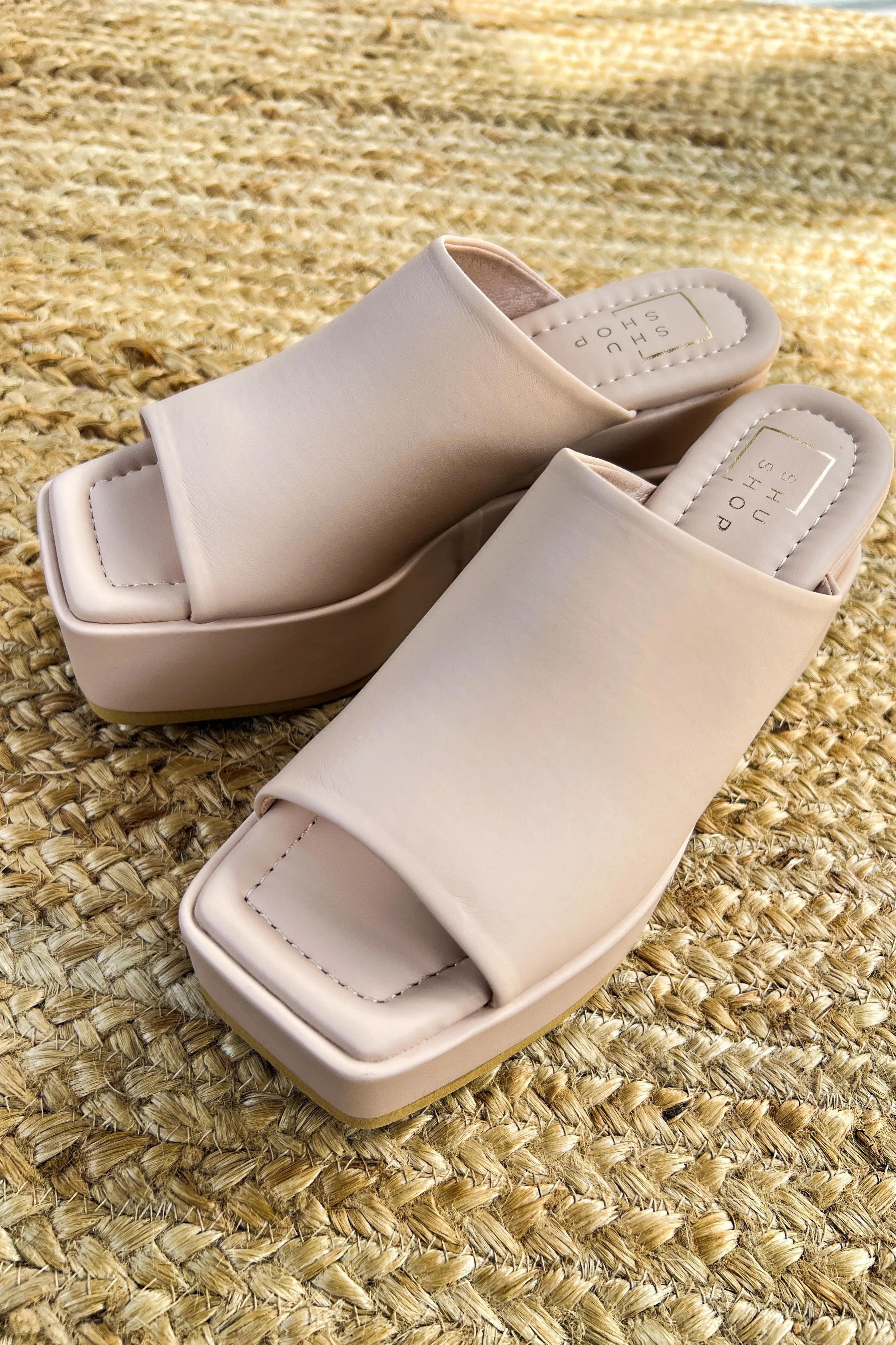 Karlie Nude Platform Wedge