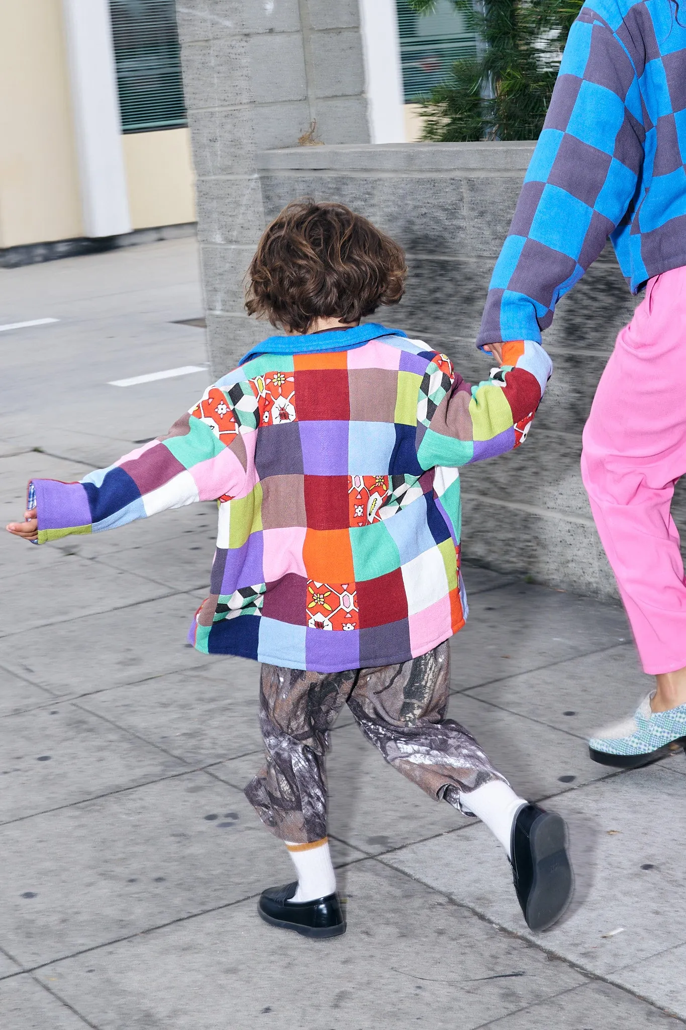 Kid's Linen Scrap Quilt Jacket