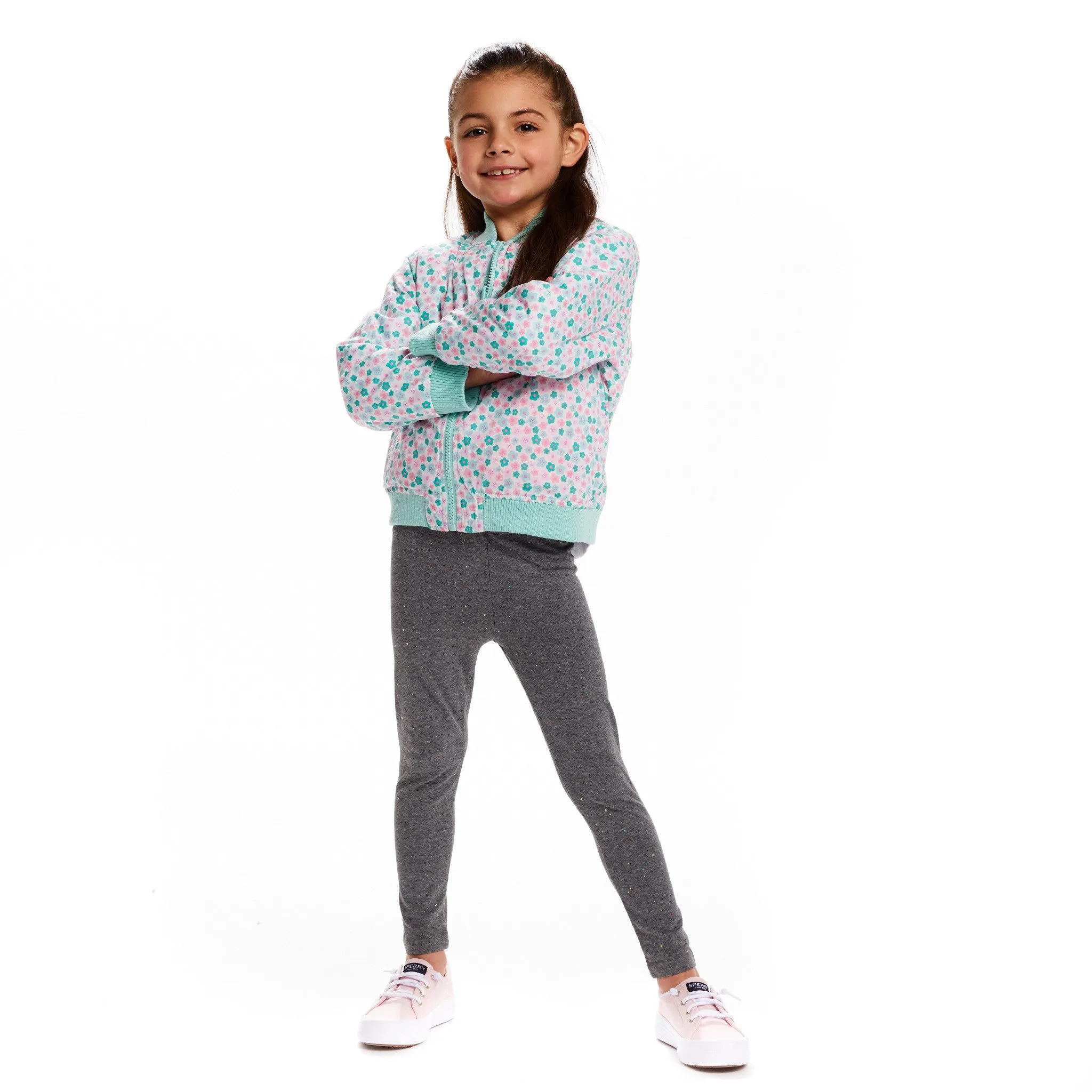 Kids Reversible Bomber Jacket | Pink Colorblocked