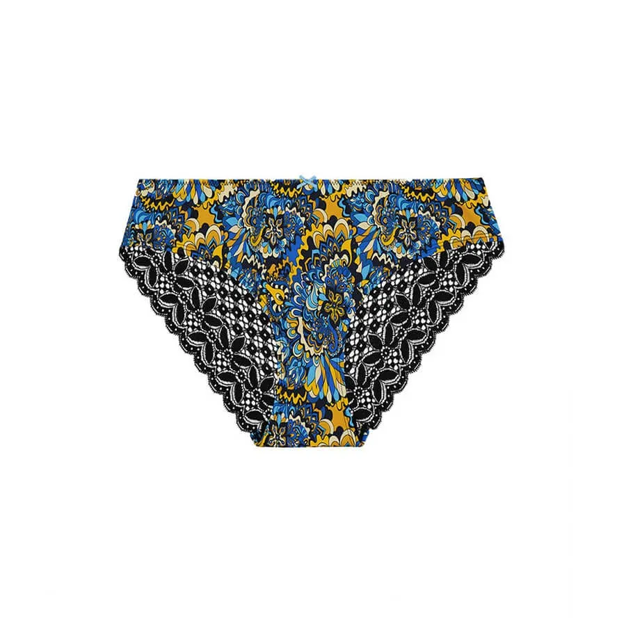 Lace Bum Bikini Brief Prints