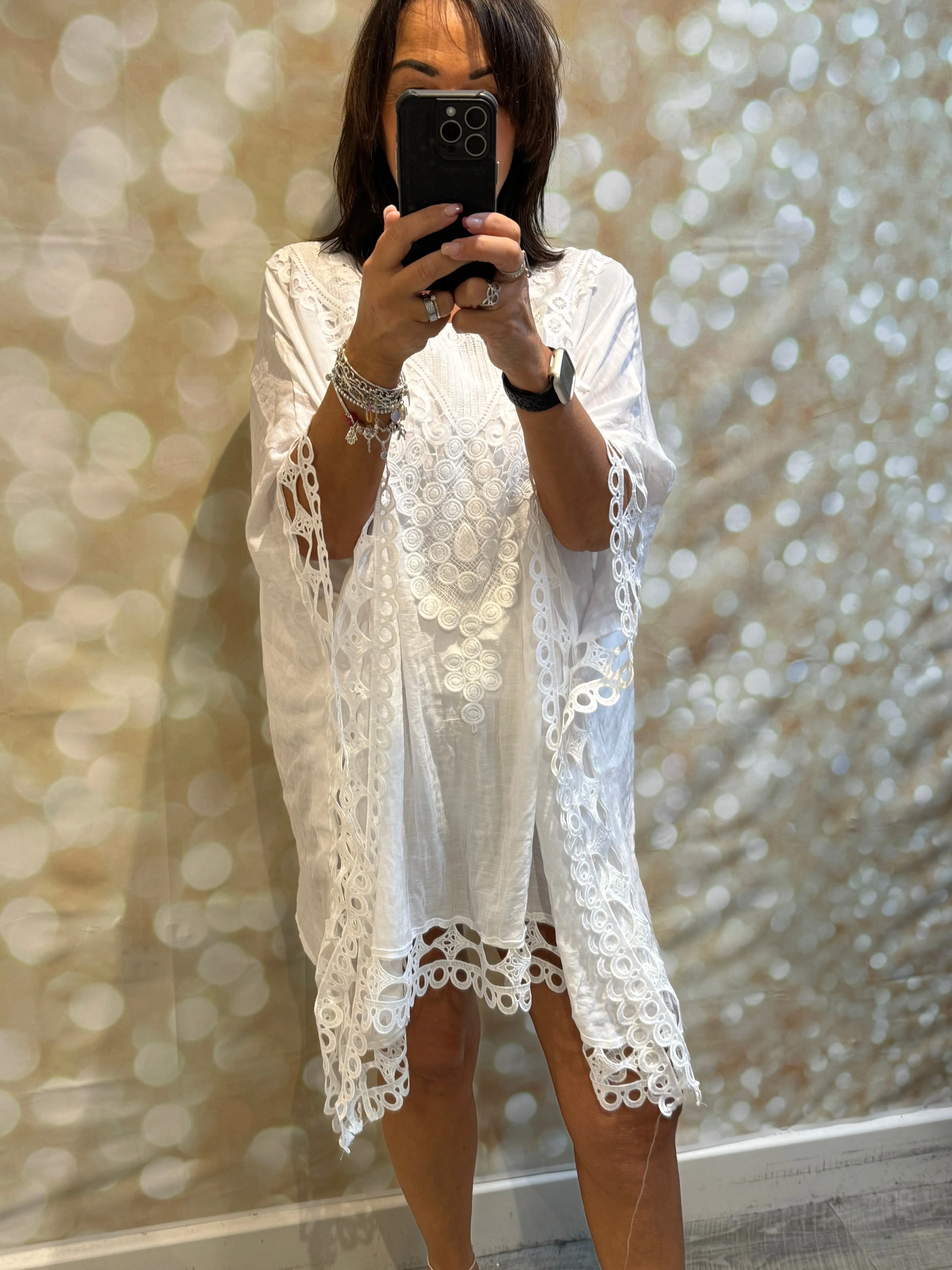 Lace Trim Cover Up
