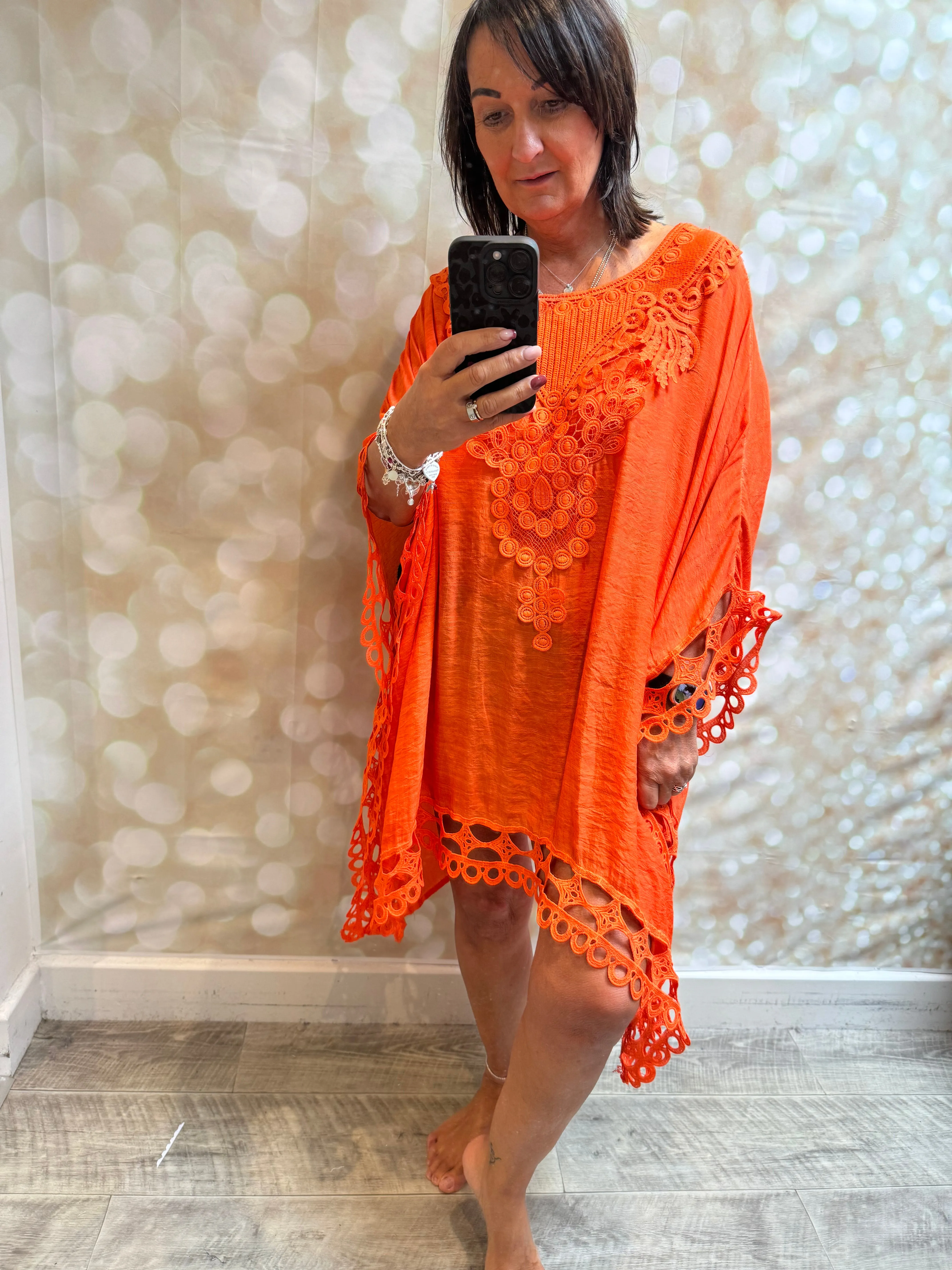 Lace Trim Cover Up