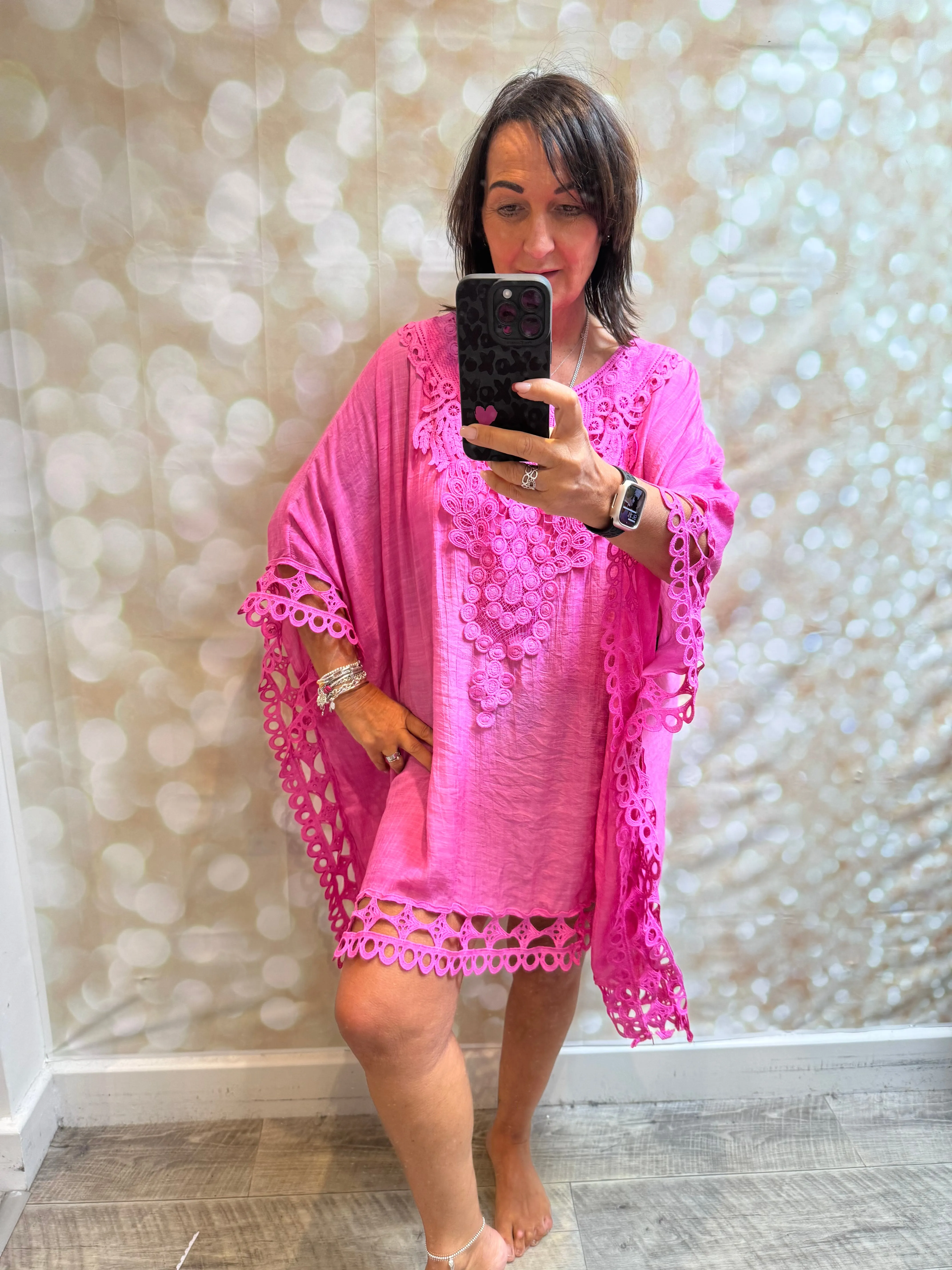 Lace Trim Cover Up