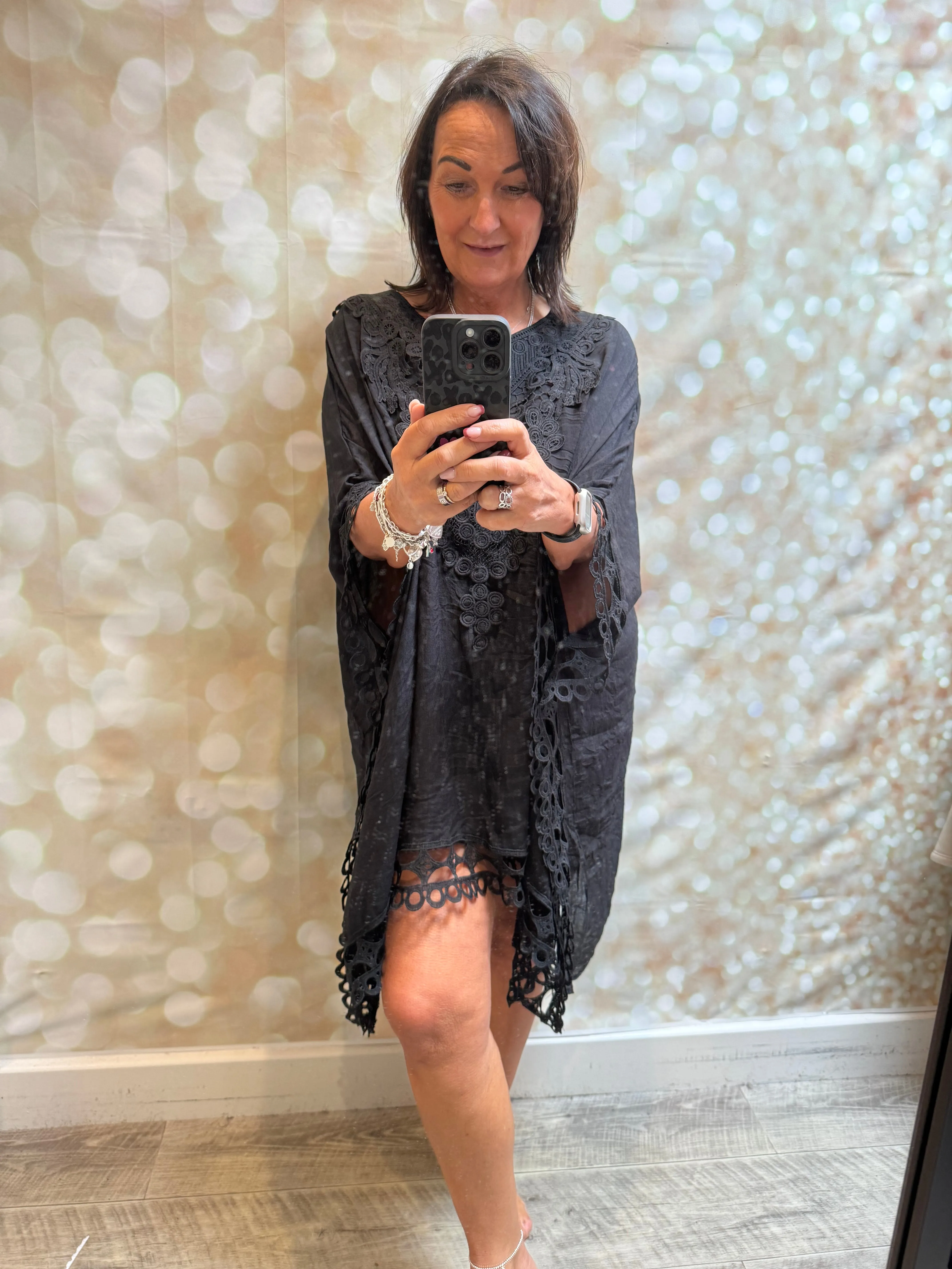 Lace Trim Cover Up
