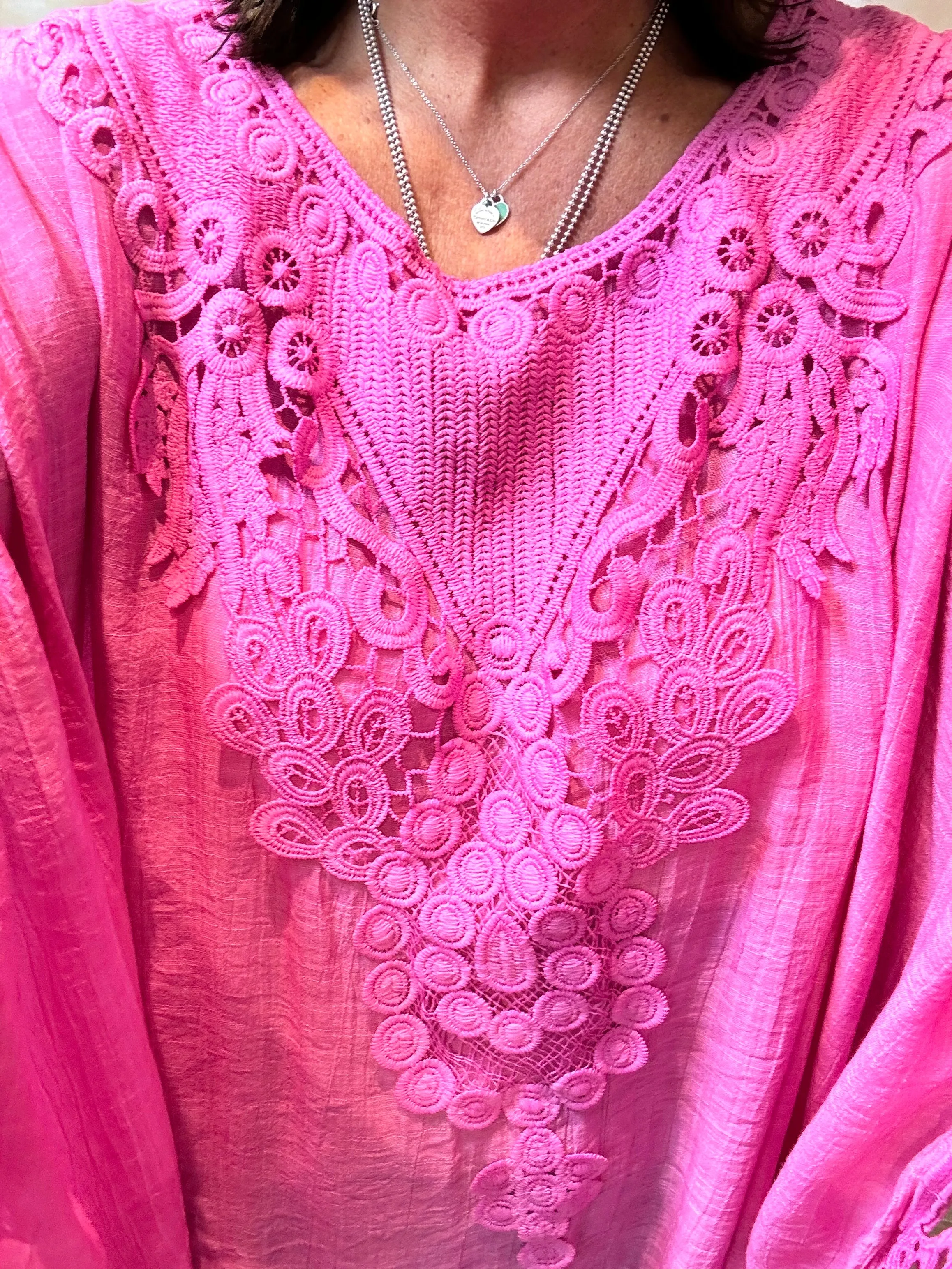 Lace Trim Cover Up