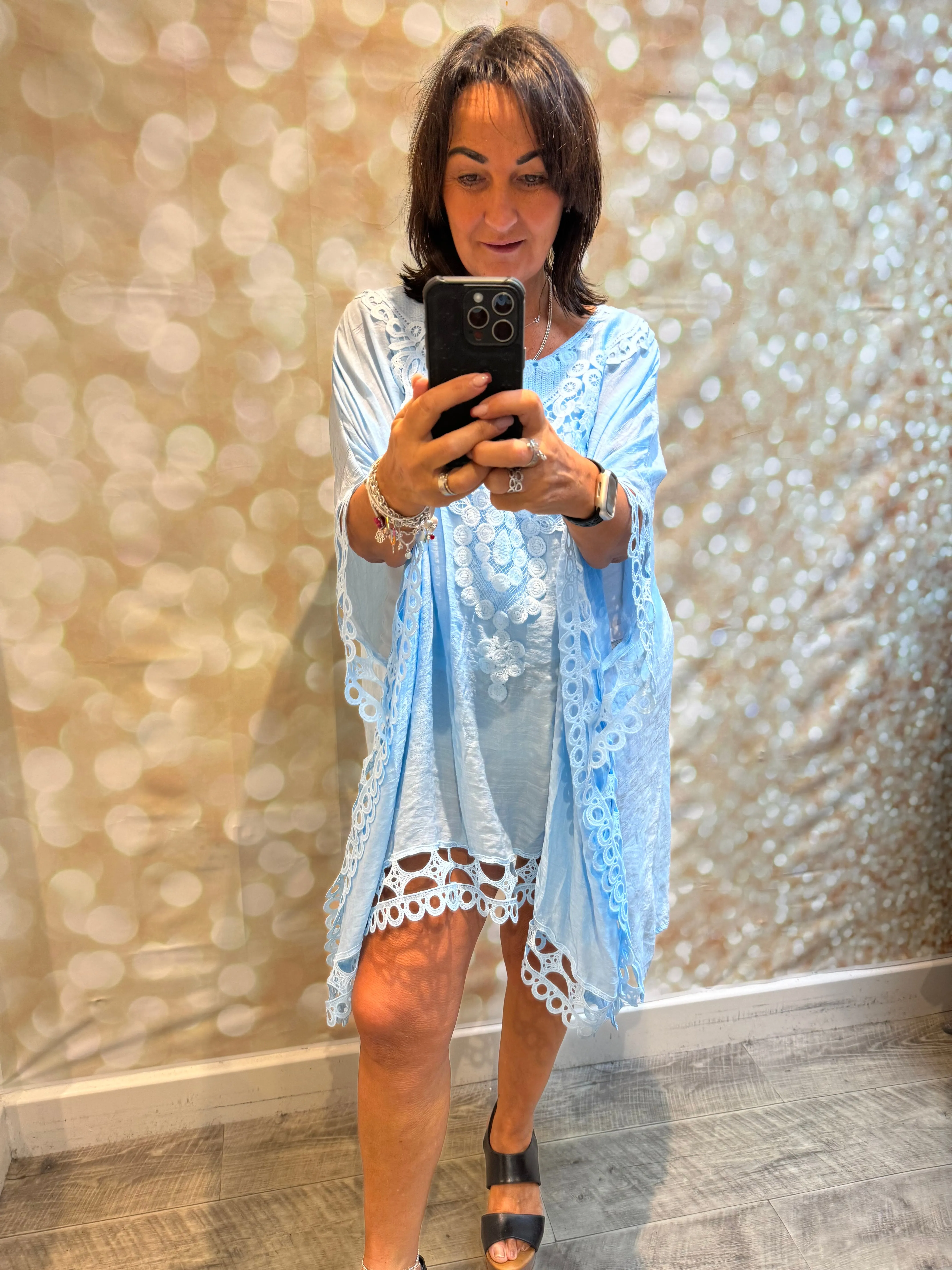 Lace Trim Cover Up