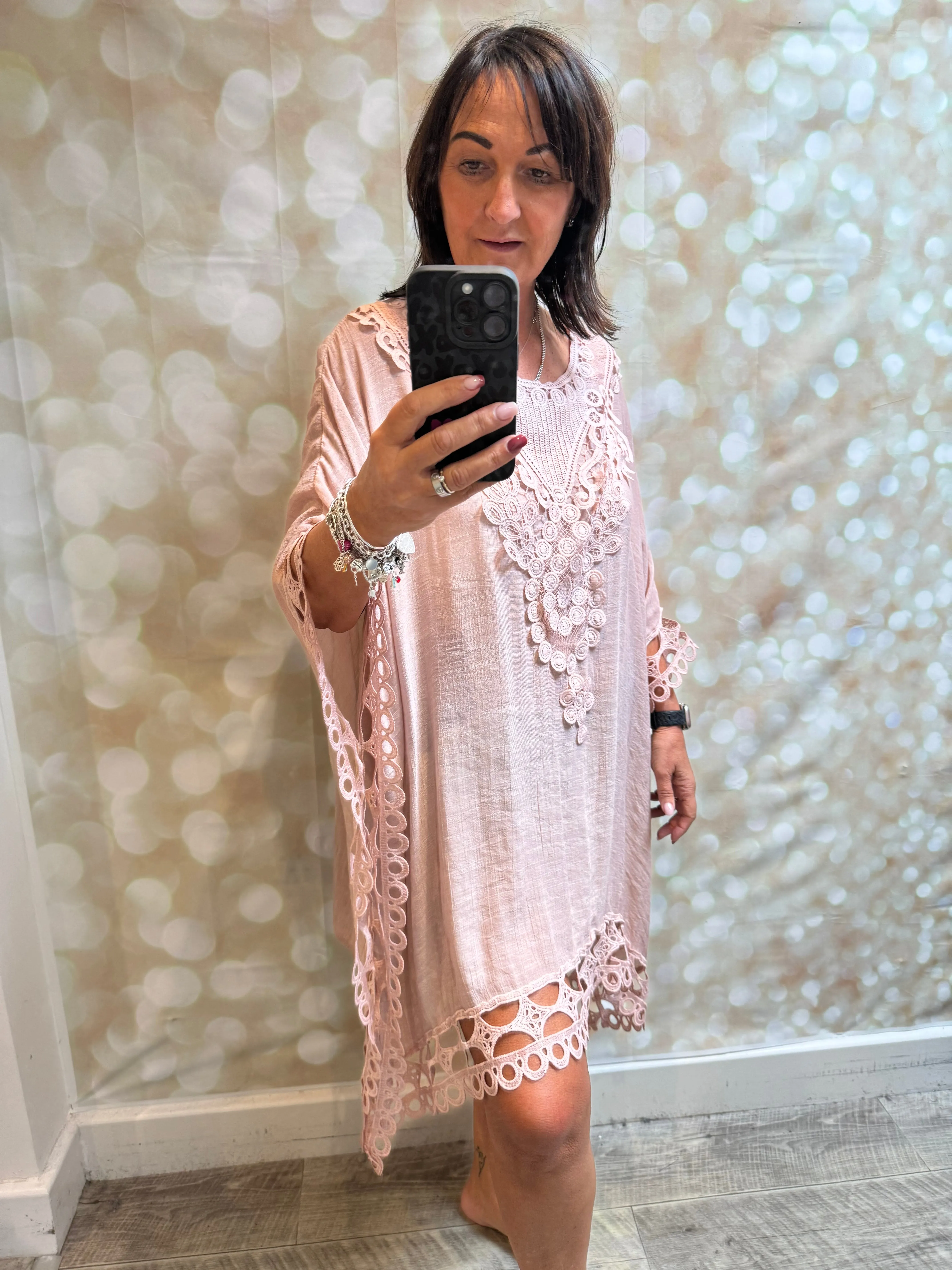 Lace Trim Cover Up