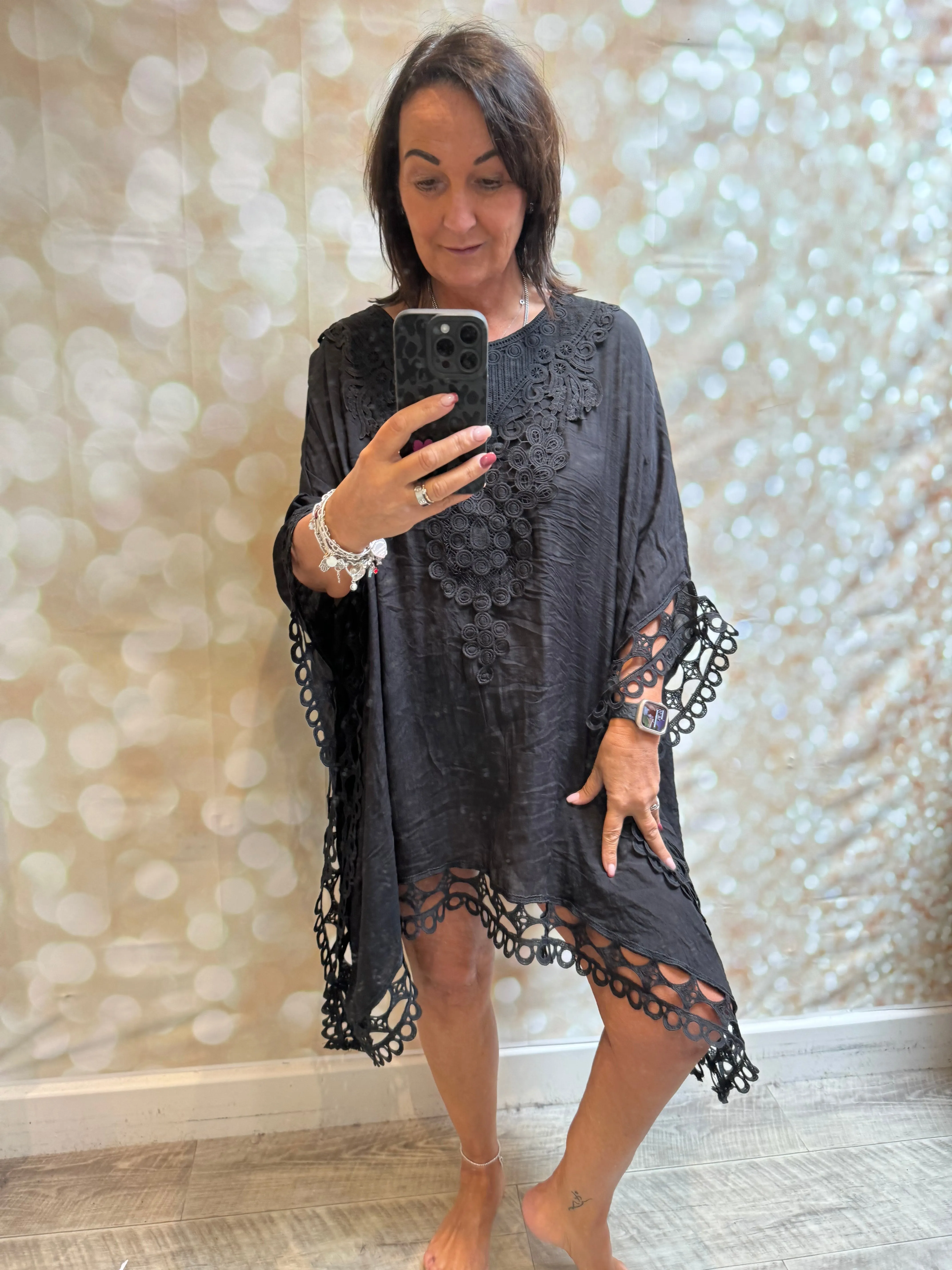 Lace Trim Cover Up