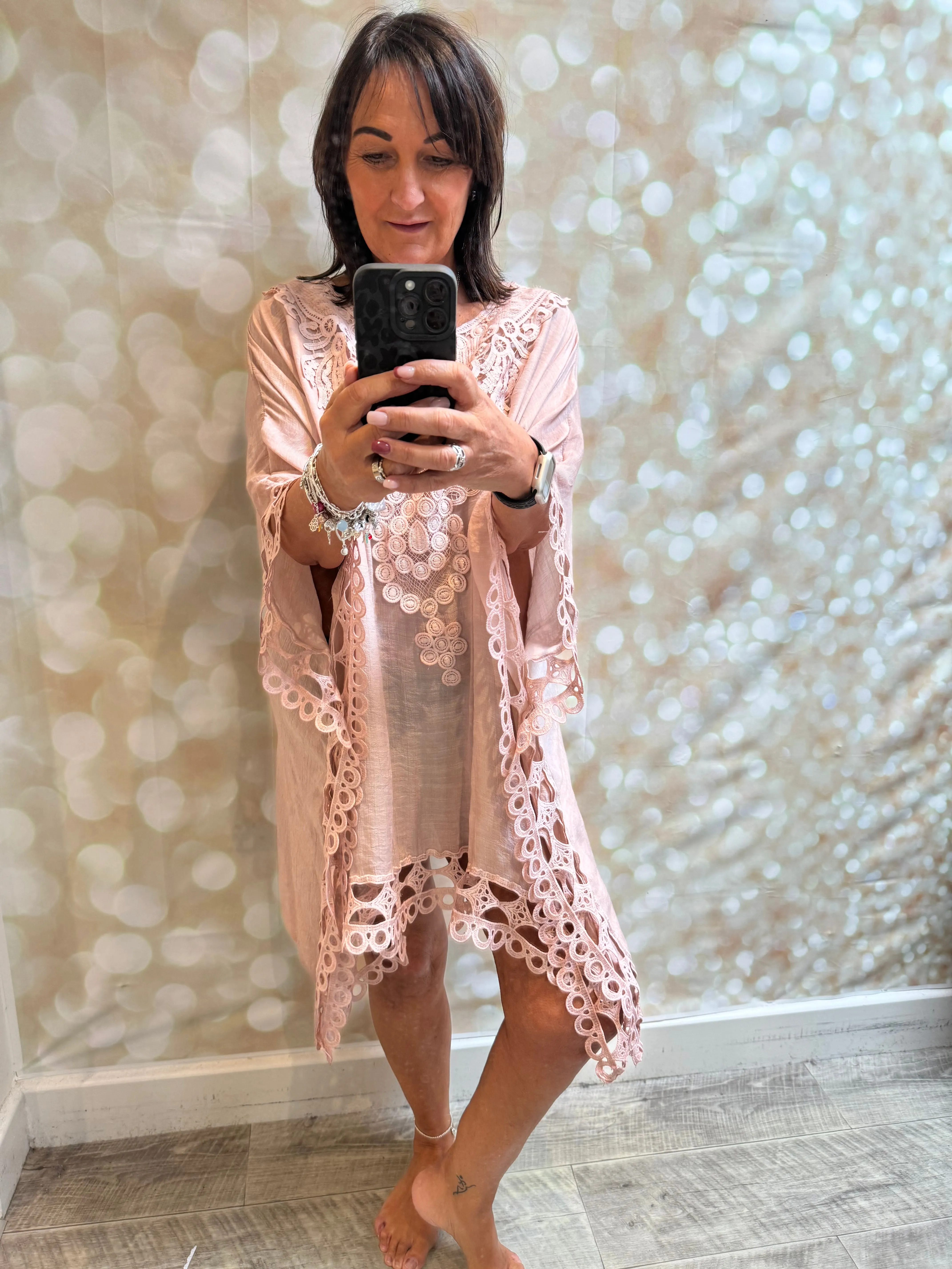 Lace Trim Cover Up