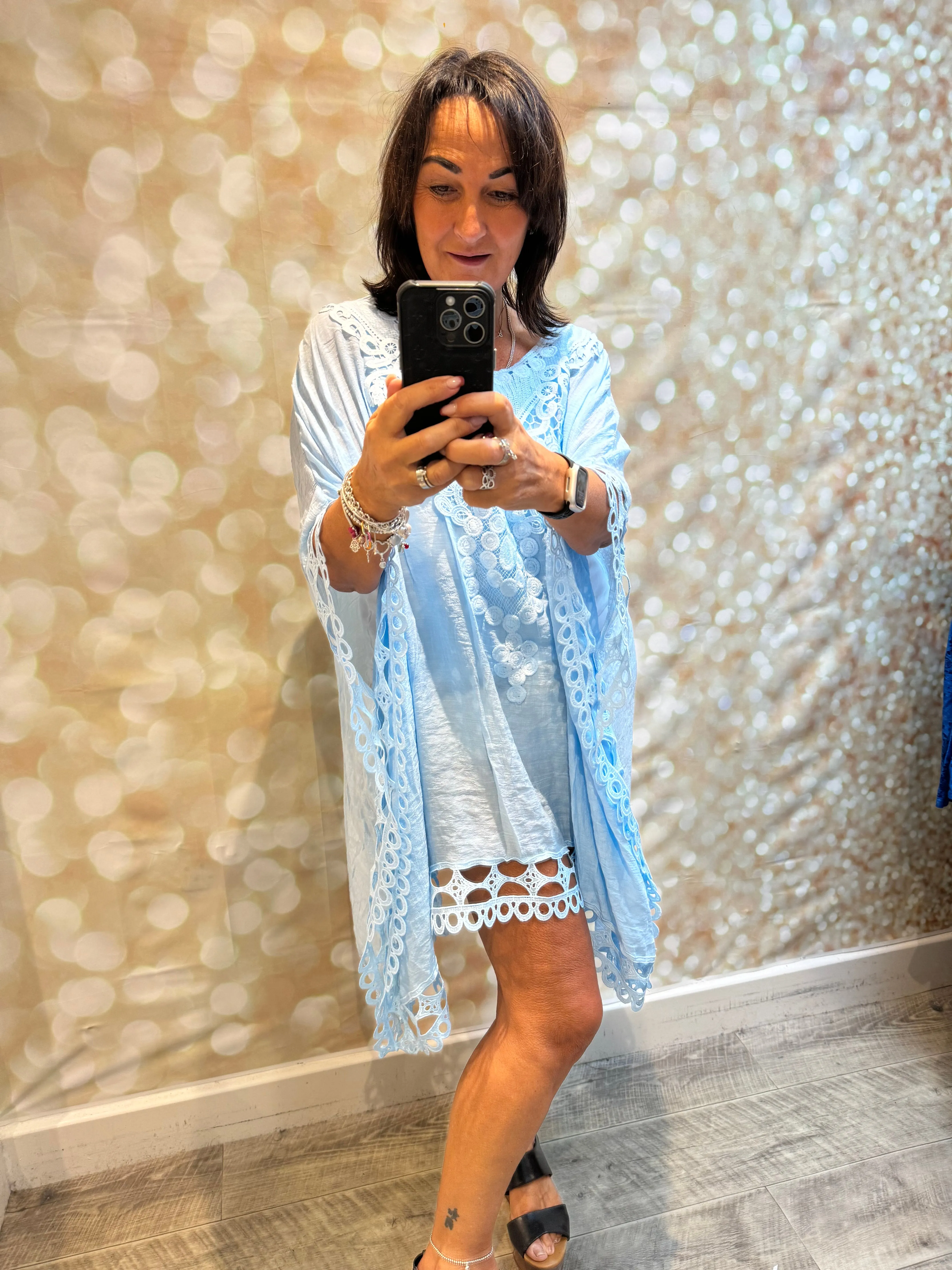 Lace Trim Cover Up