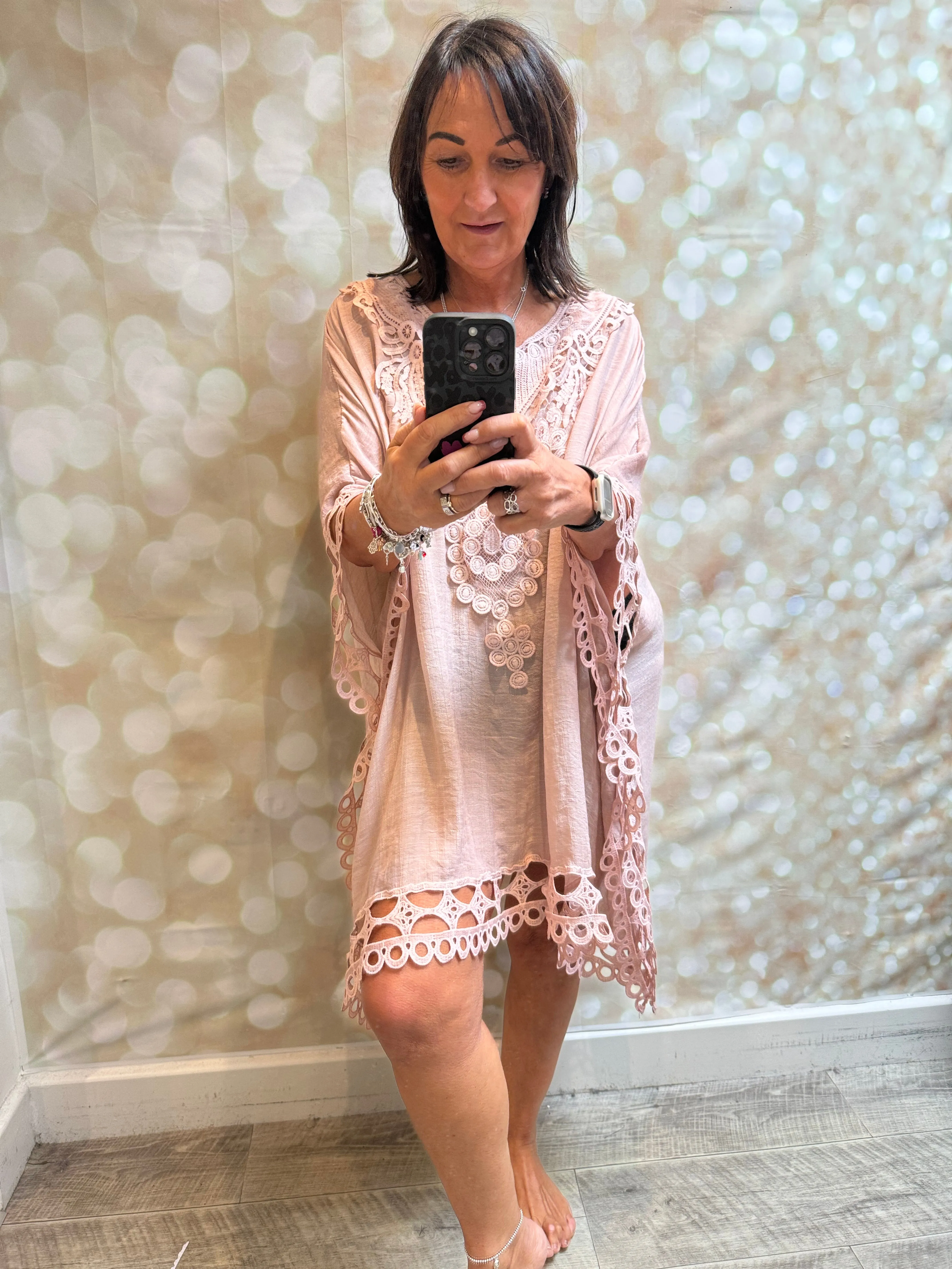 Lace Trim Cover Up