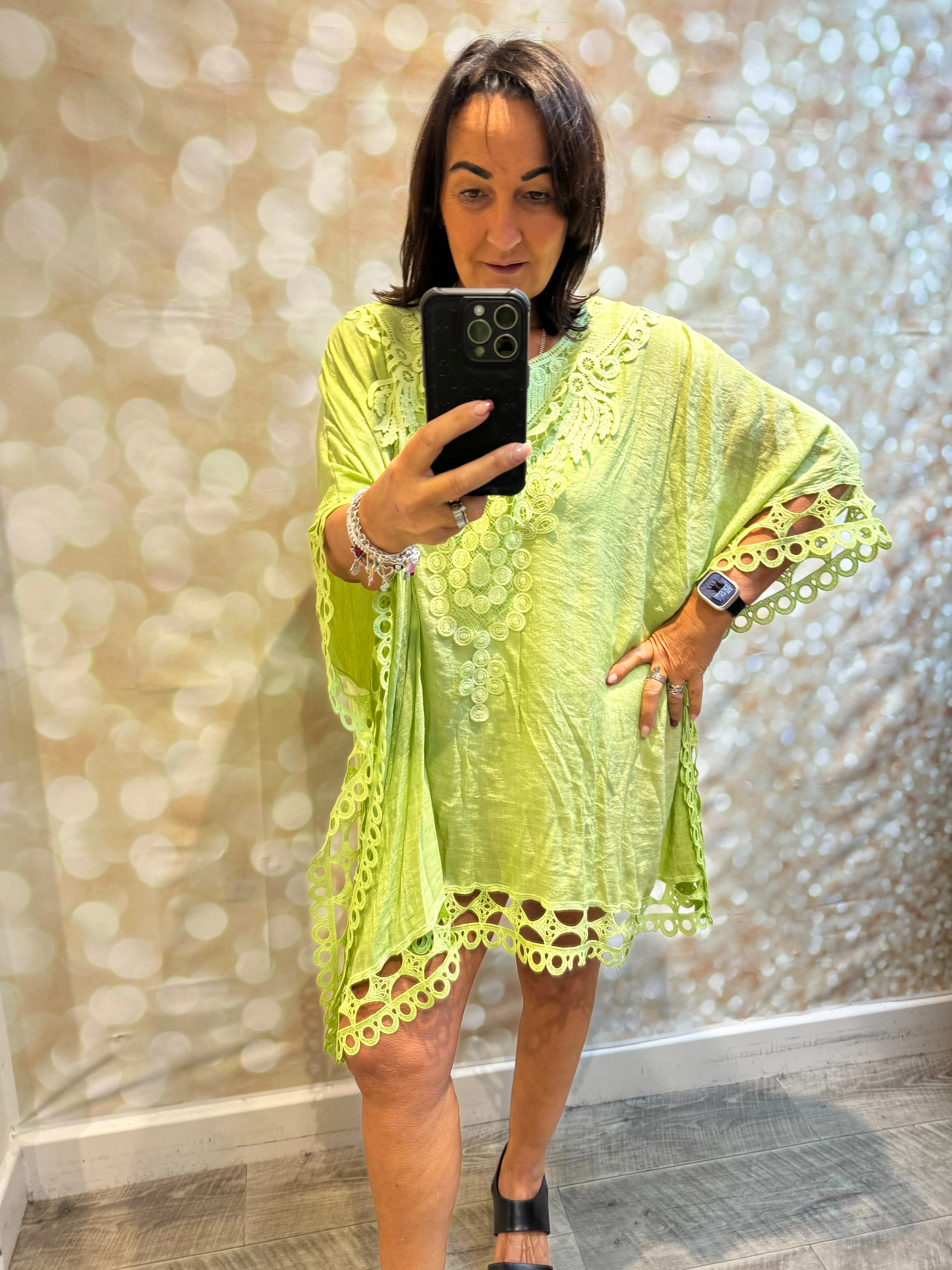 Lace Trim Cover Up