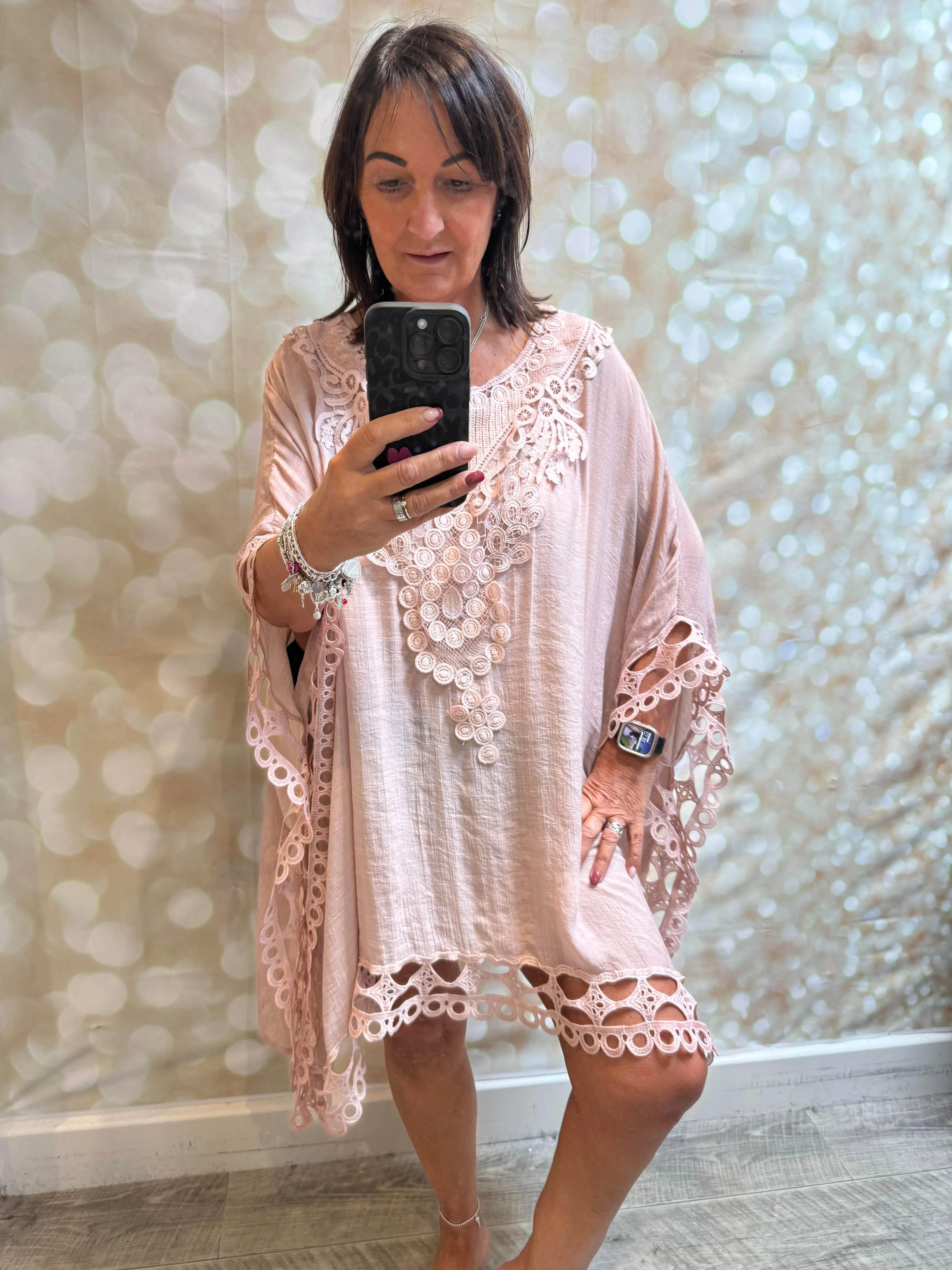 Lace Trim Cover Up