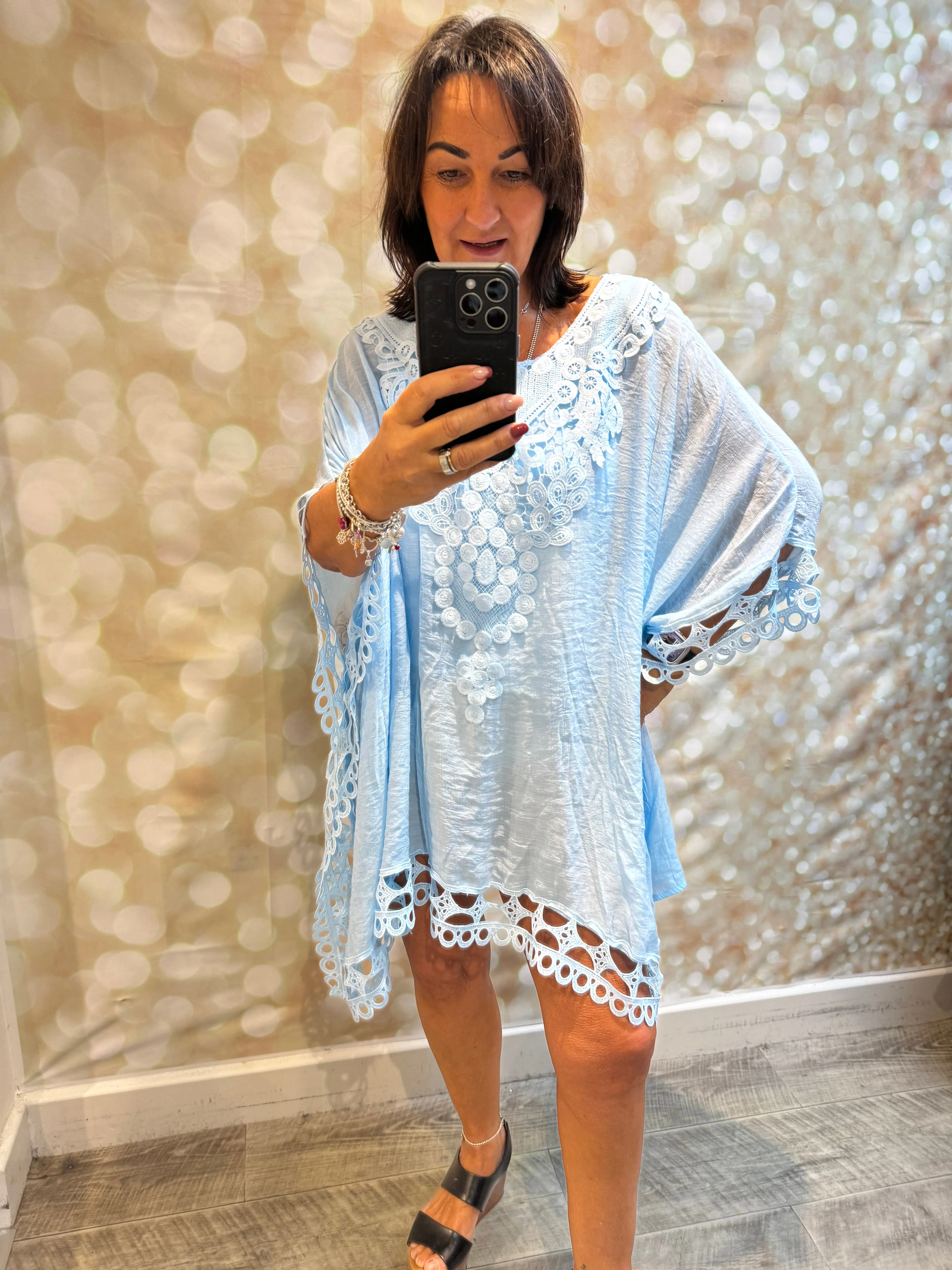 Lace Trim Cover Up